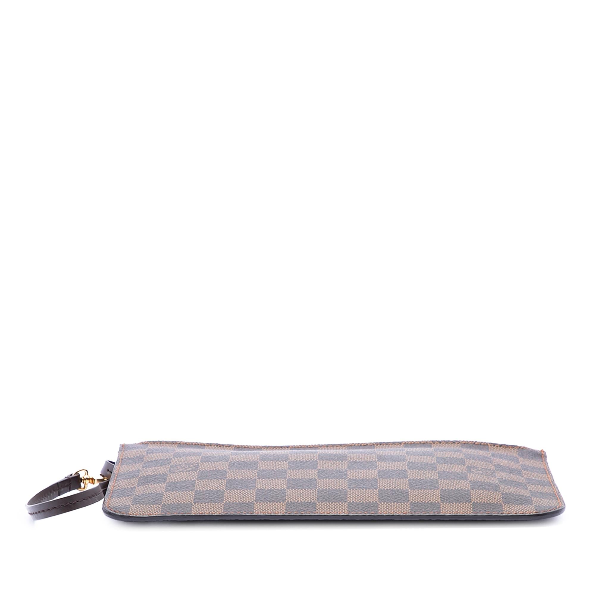 Louis Vuitton Damier Ebene Neverfull MM Pouch