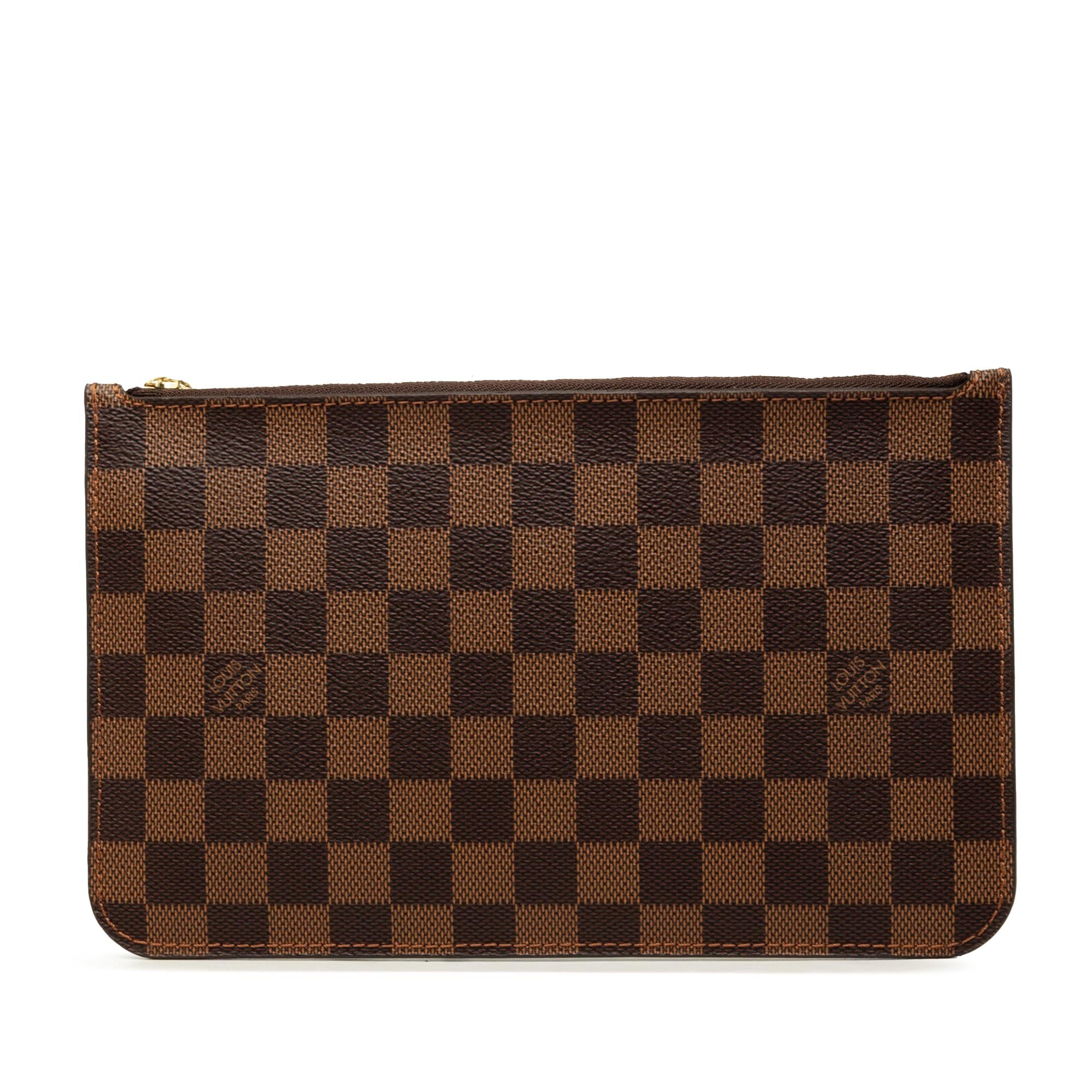 Louis Vuitton Damier Ebene Neverfull MM Pouch