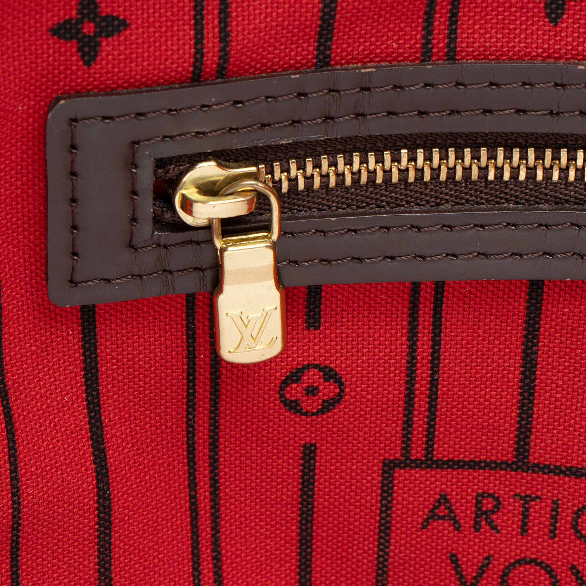 Louis Vuitton Damier Ebene Neverfull MM Tote