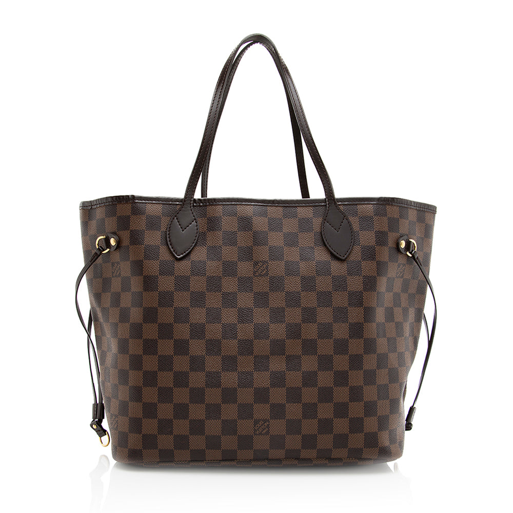 Louis Vuitton Damier Ebene Neverfull MM Tote