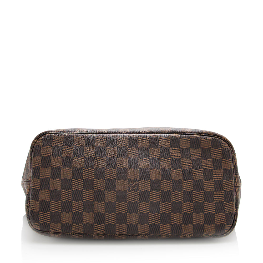 Louis Vuitton Damier Ebene Neverfull MM Tote