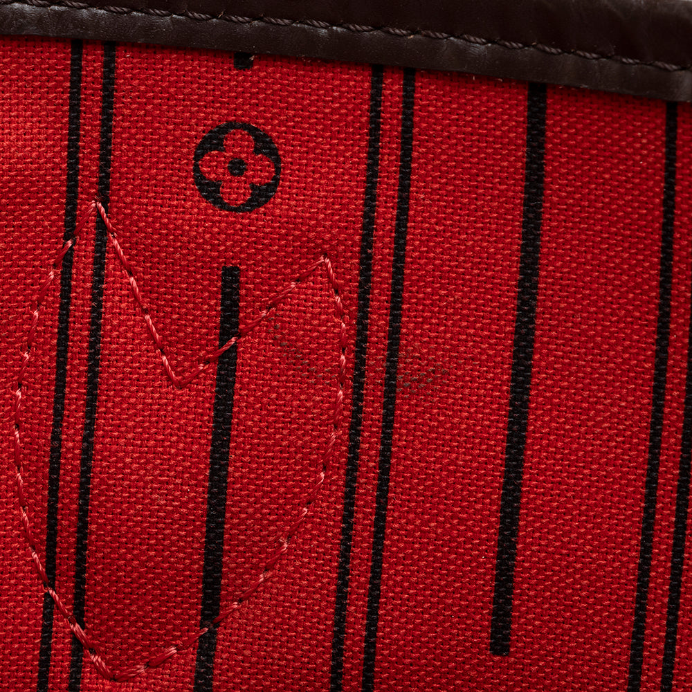 Louis Vuitton Damier Ebene Neverfull MM Tote