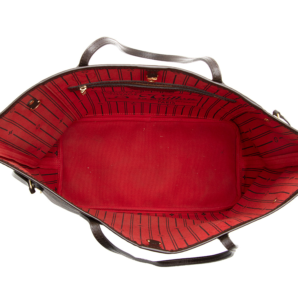 Louis Vuitton Damier Ebene Neverfull MM Tote