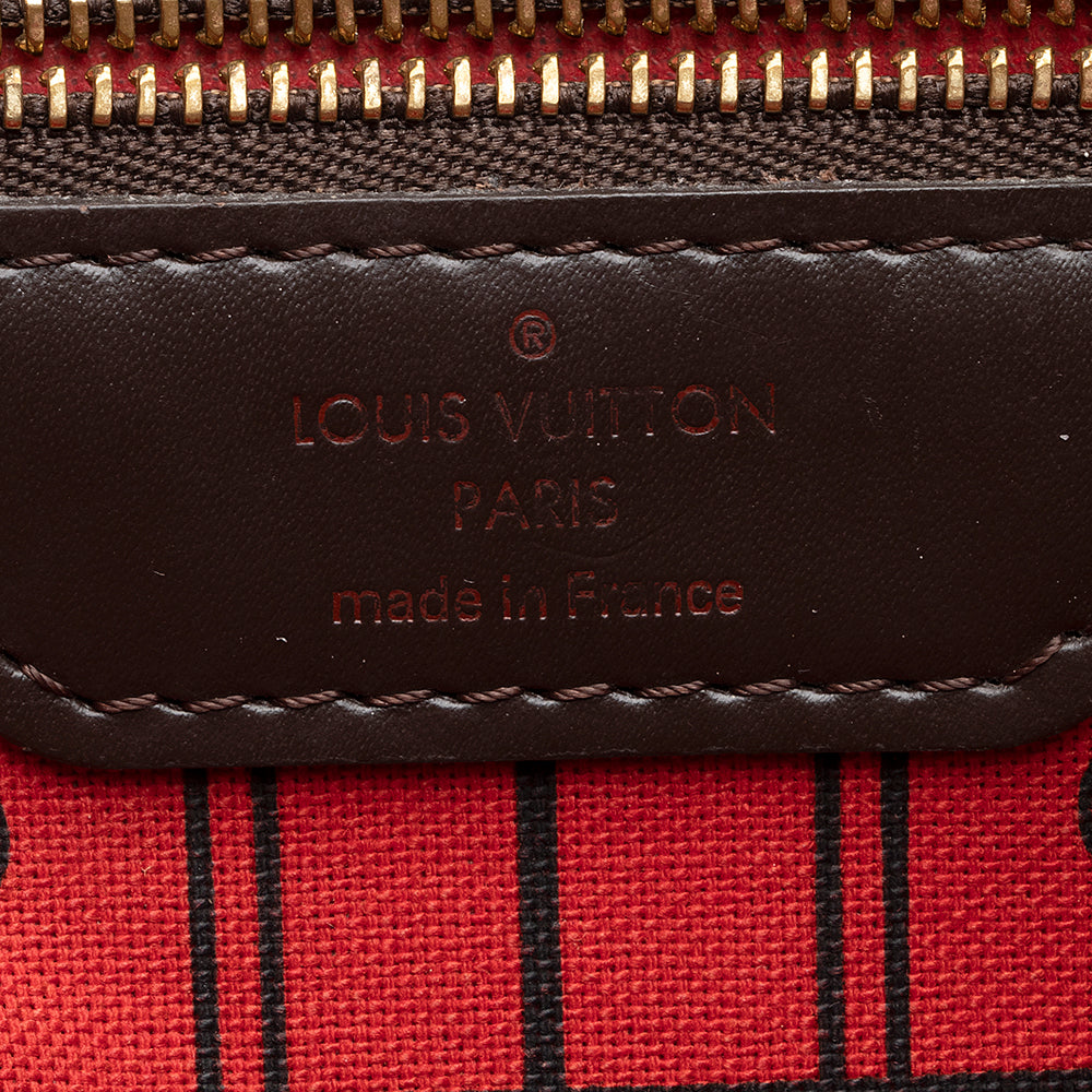 Louis Vuitton Damier Ebene Neverfull MM Tote