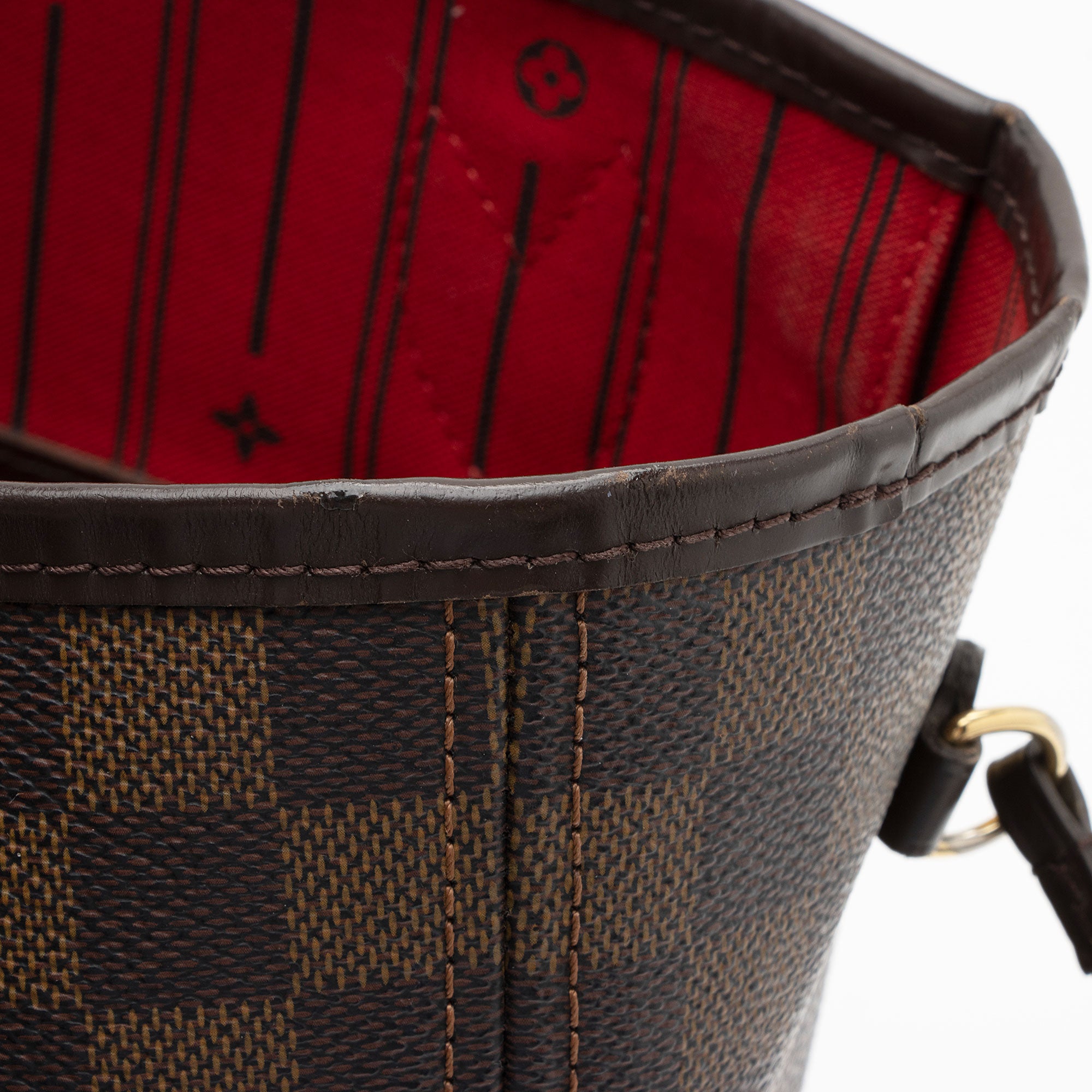 Louis Vuitton Damier Ebene Neverfull MM Tote (SHF-r1UbeE)