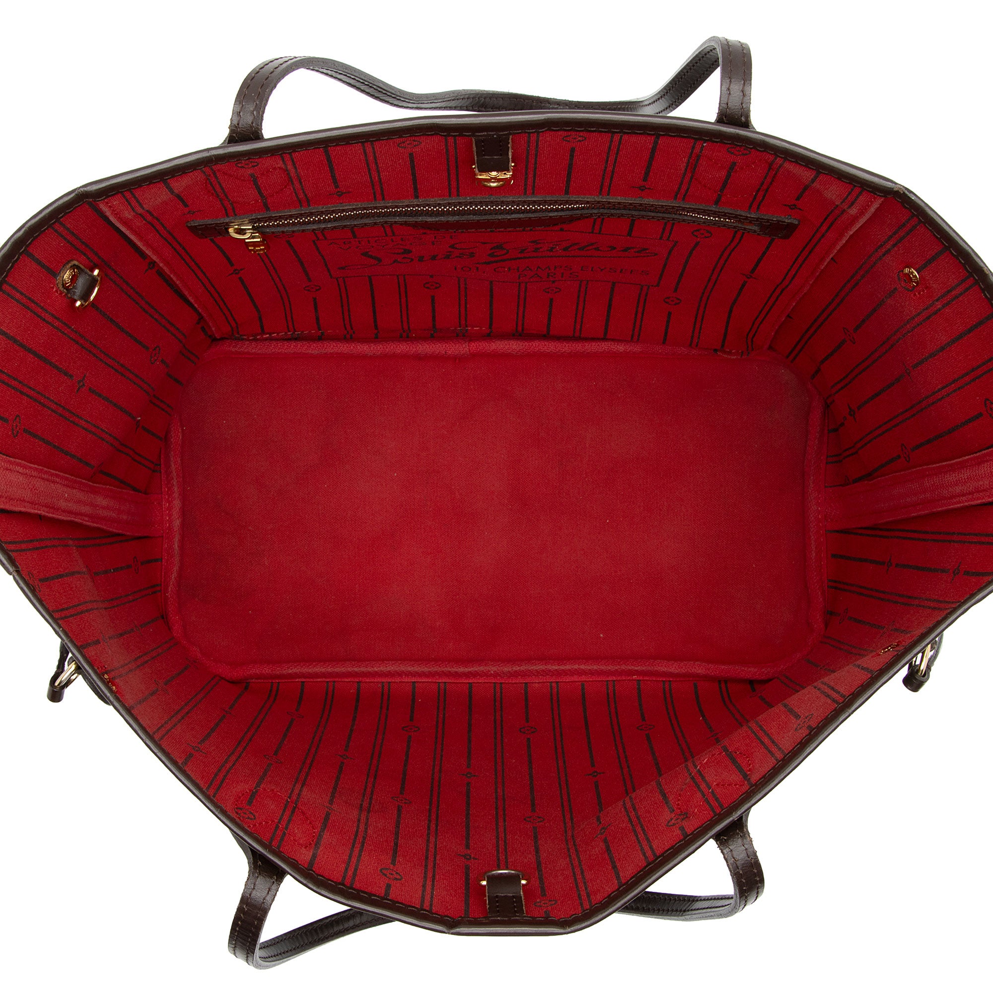 Louis Vuitton Damier Ebene Neverfull MM Tote (SHF-r1UbeE)