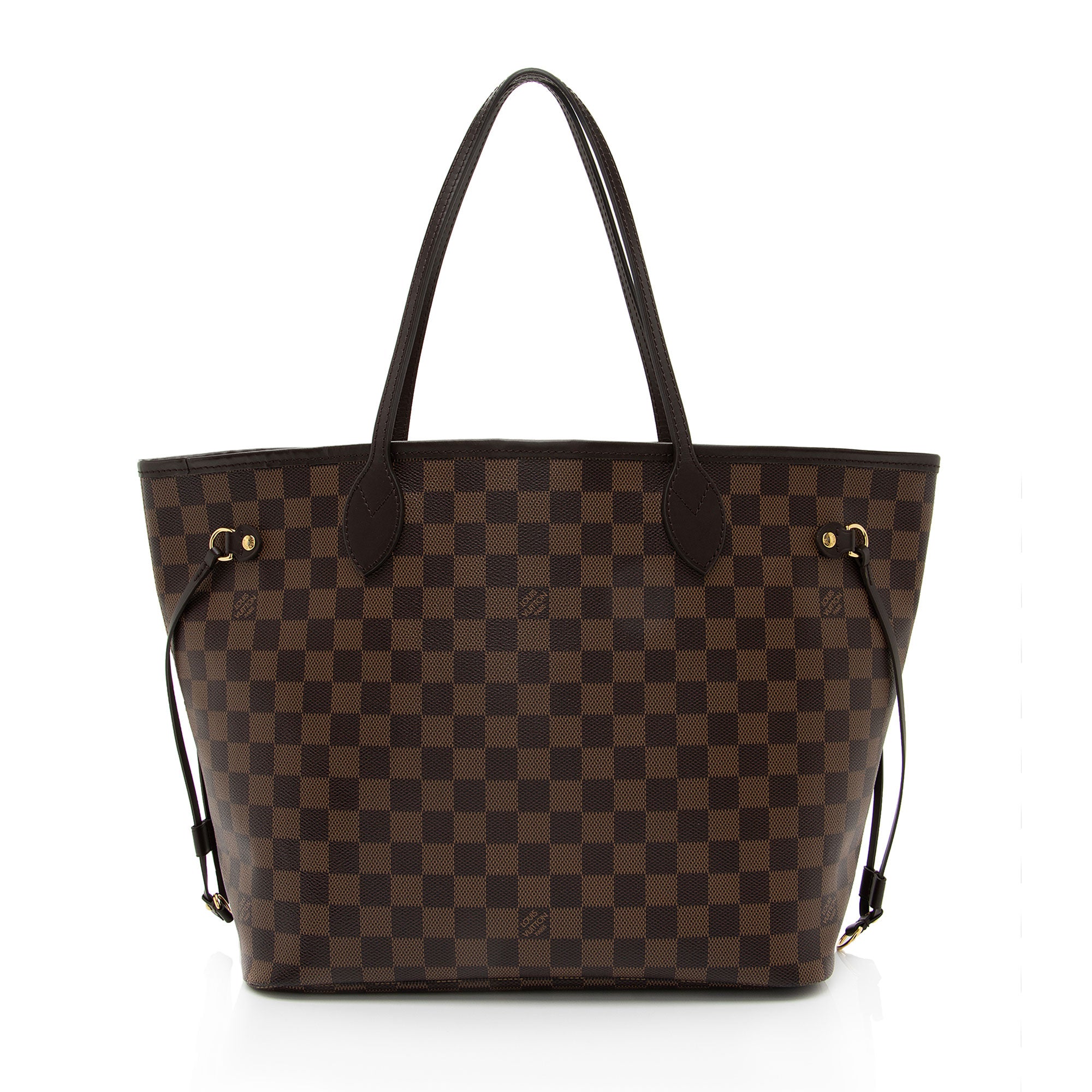 Louis Vuitton Damier Ebene Neverfull MM Tote (SHF-BrNtNW)
