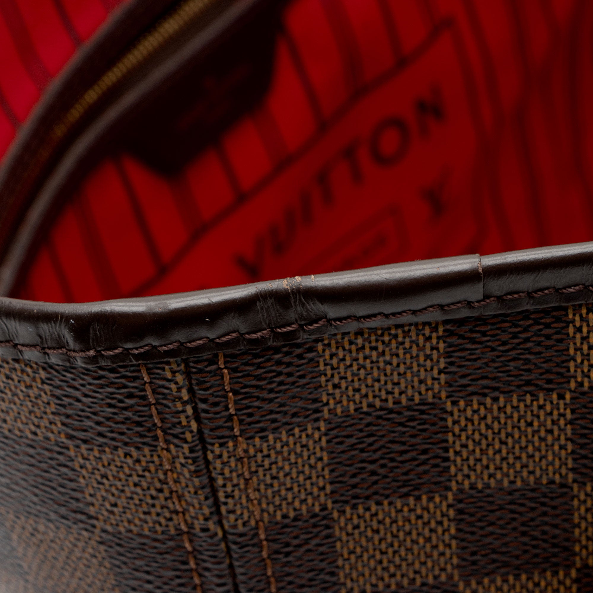 Louis Vuitton Damier Ebene Neverfull MM Tote (SHF-BSgxu3)