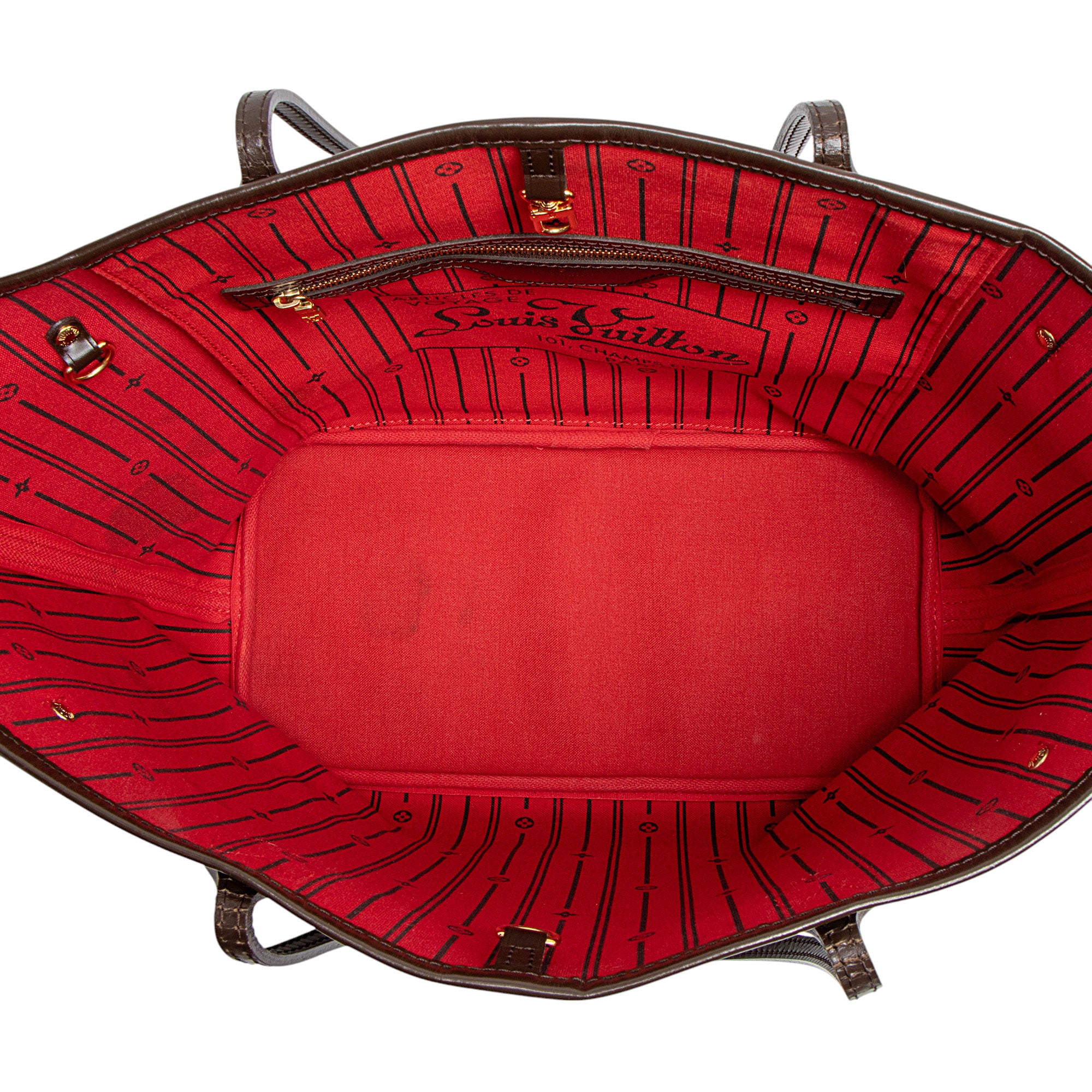 Louis Vuitton Damier Ebene Neverfull MM Tote