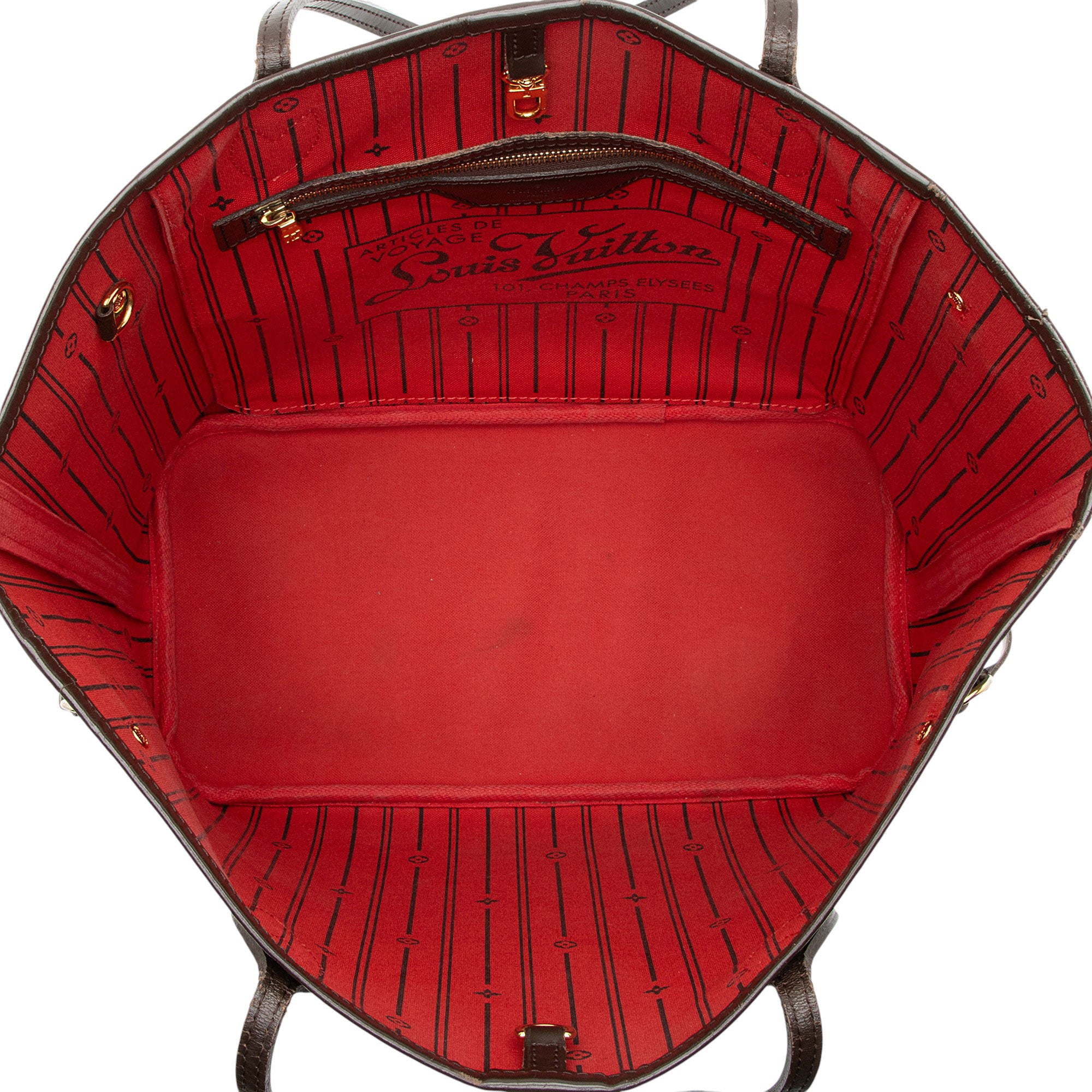 Louis Vuitton Damier Ebene Neverfull MM Tote