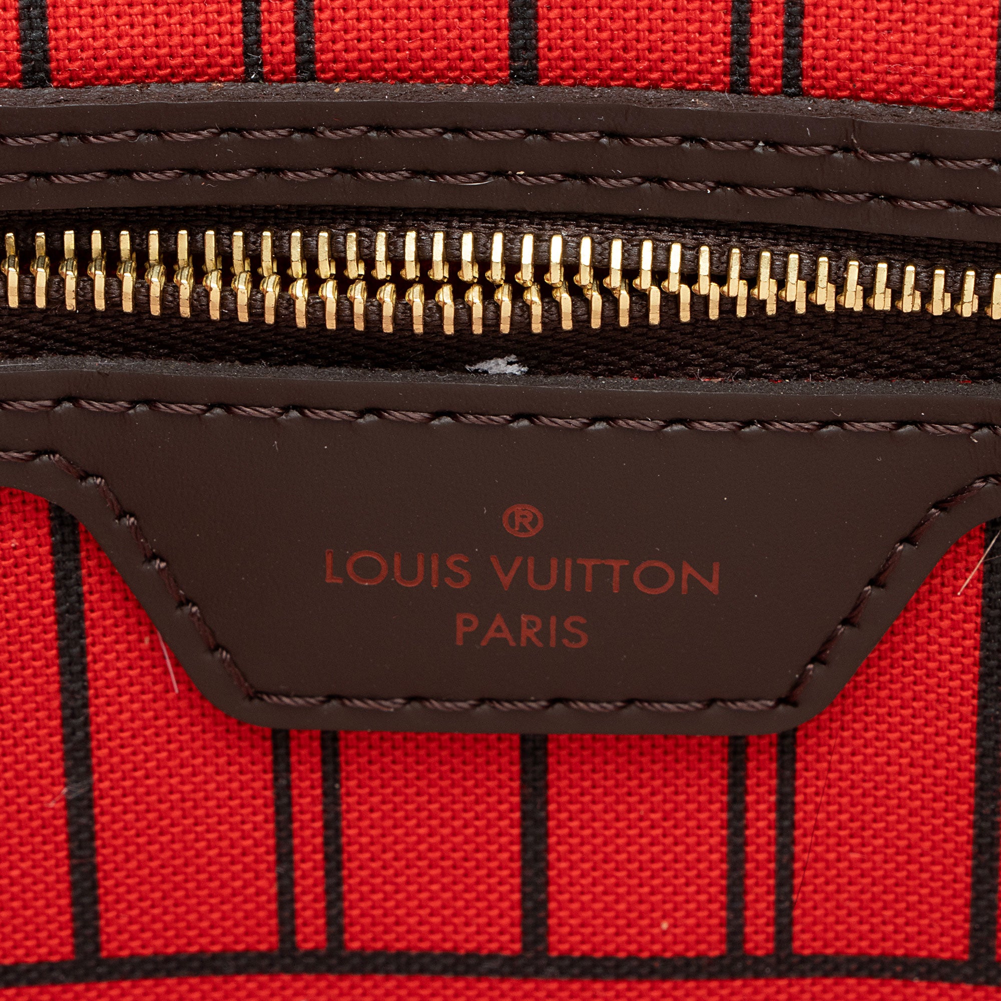 Louis Vuitton Damier Ebene Neverfull MM Tote