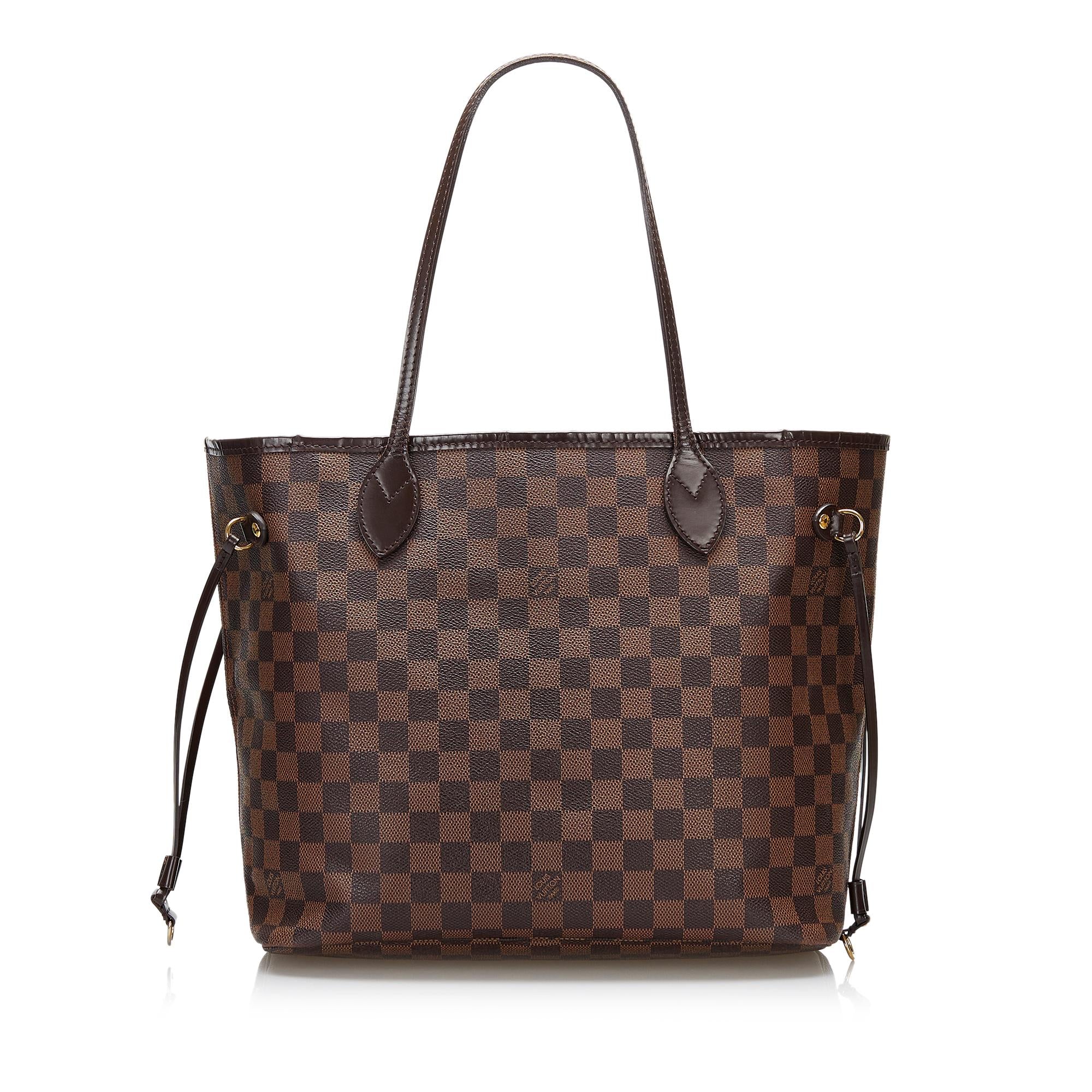 Louis Vuitton Damier Ebene Neverfull MM (SHG-DxxhfJ)