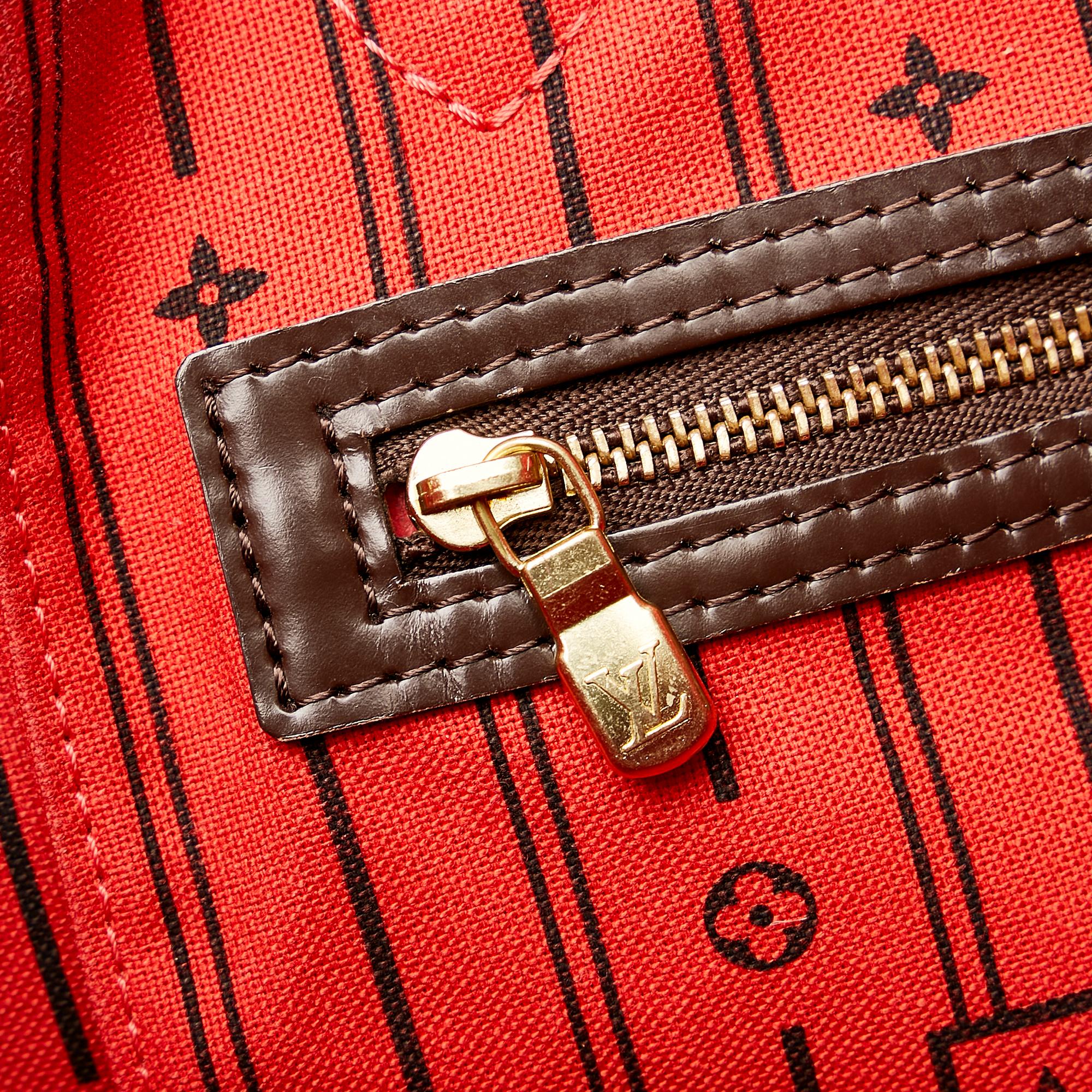 Louis Vuitton Damier Ebene Neverfull MM (SHG-DxxhfJ)