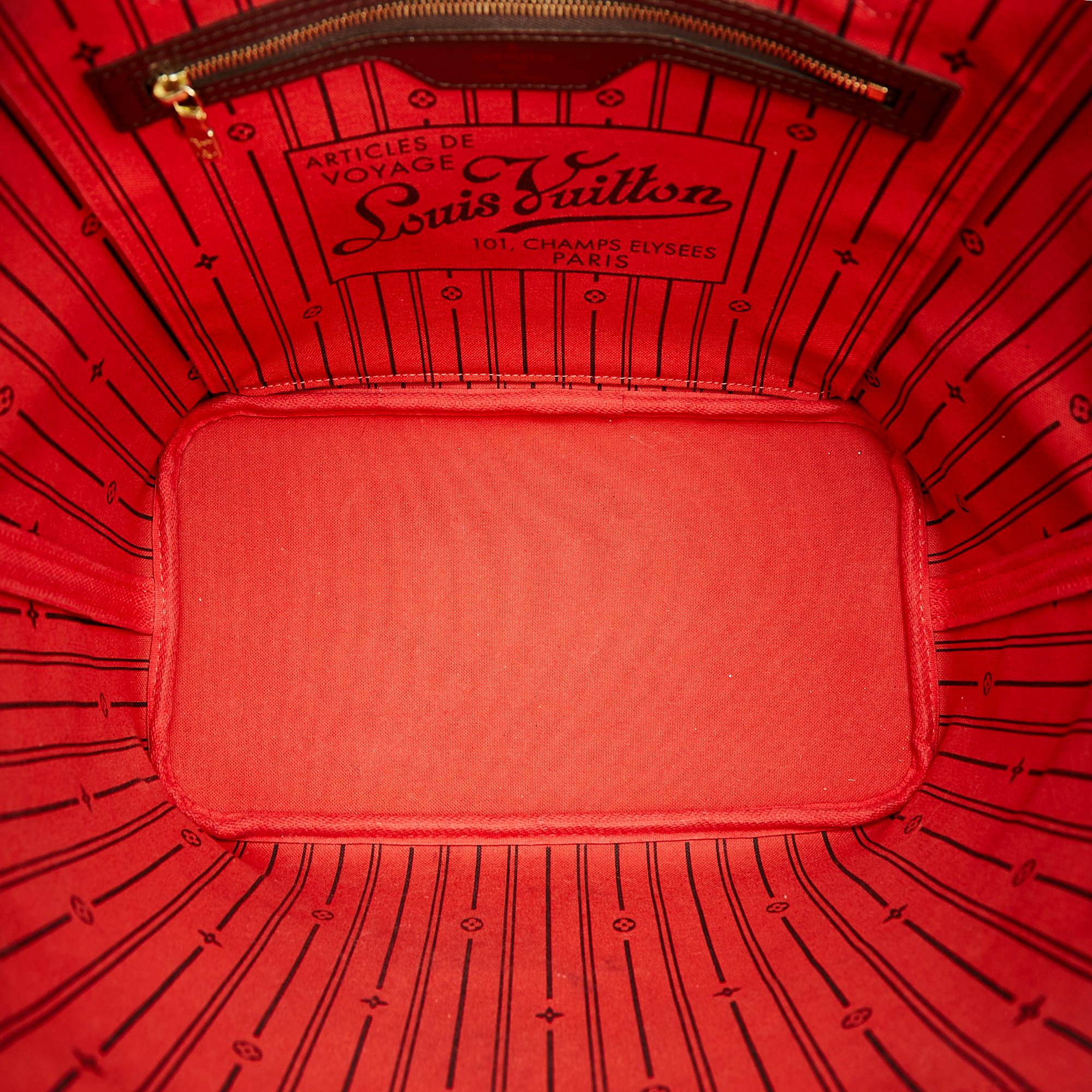 Louis Vuitton Damier Ebene Neverfull MM (SHG-DxxhfJ)