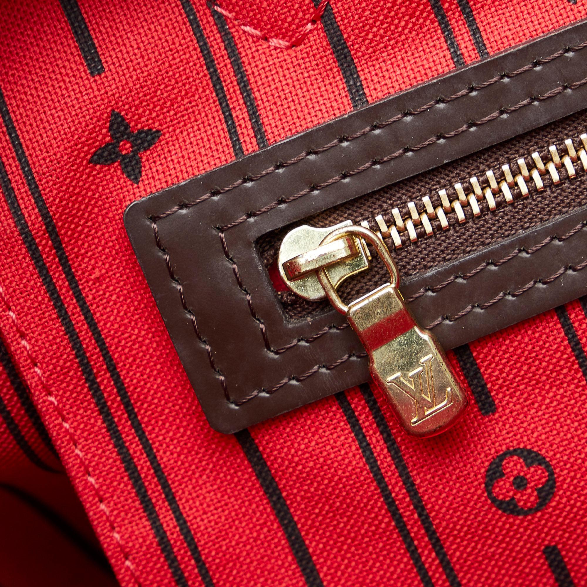 Louis Vuitton Damier Ebene Neverfull MM (SHG-XBh7tv)
