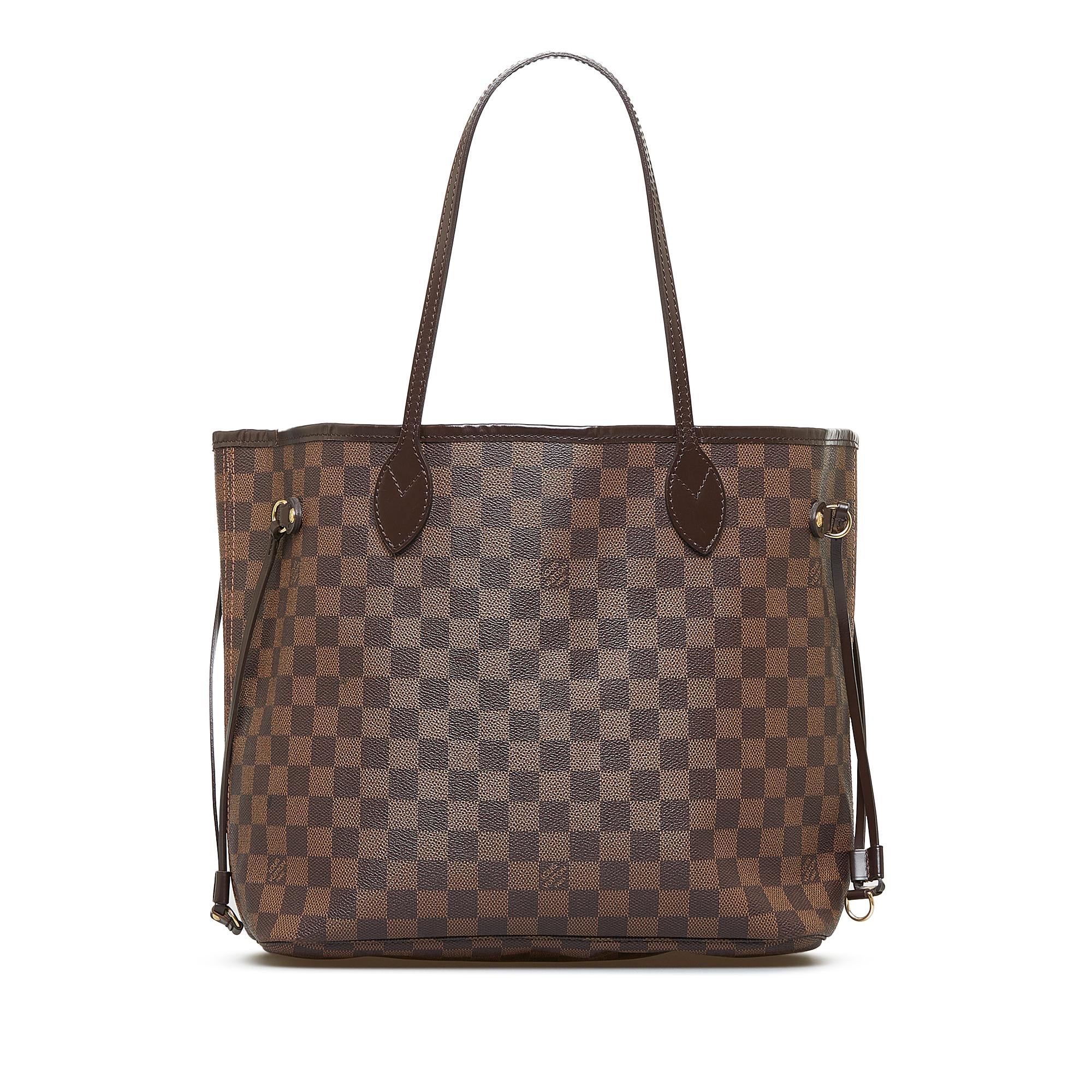 Louis Vuitton Damier Ebene Neverfull MM (SHG-O1toAD)