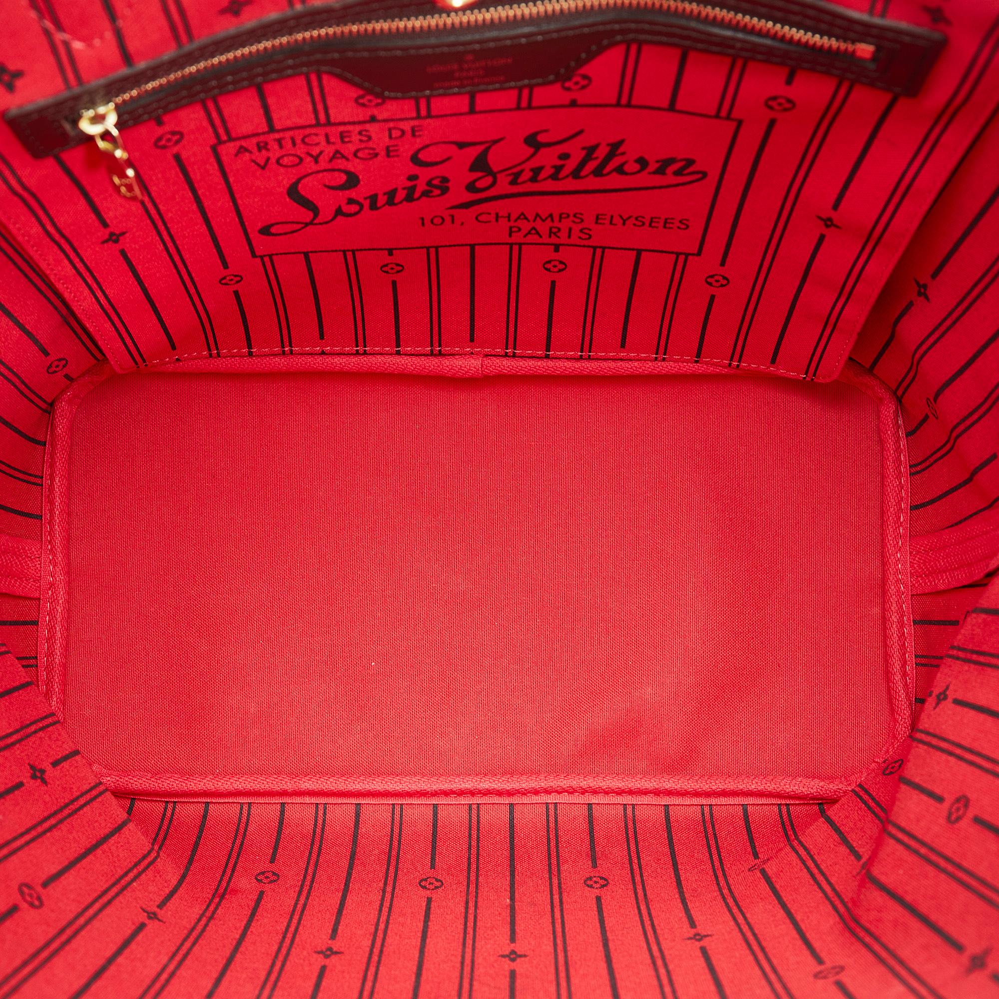 Louis Vuitton Damier Ebene Neverfull MM (SHG-O1toAD)