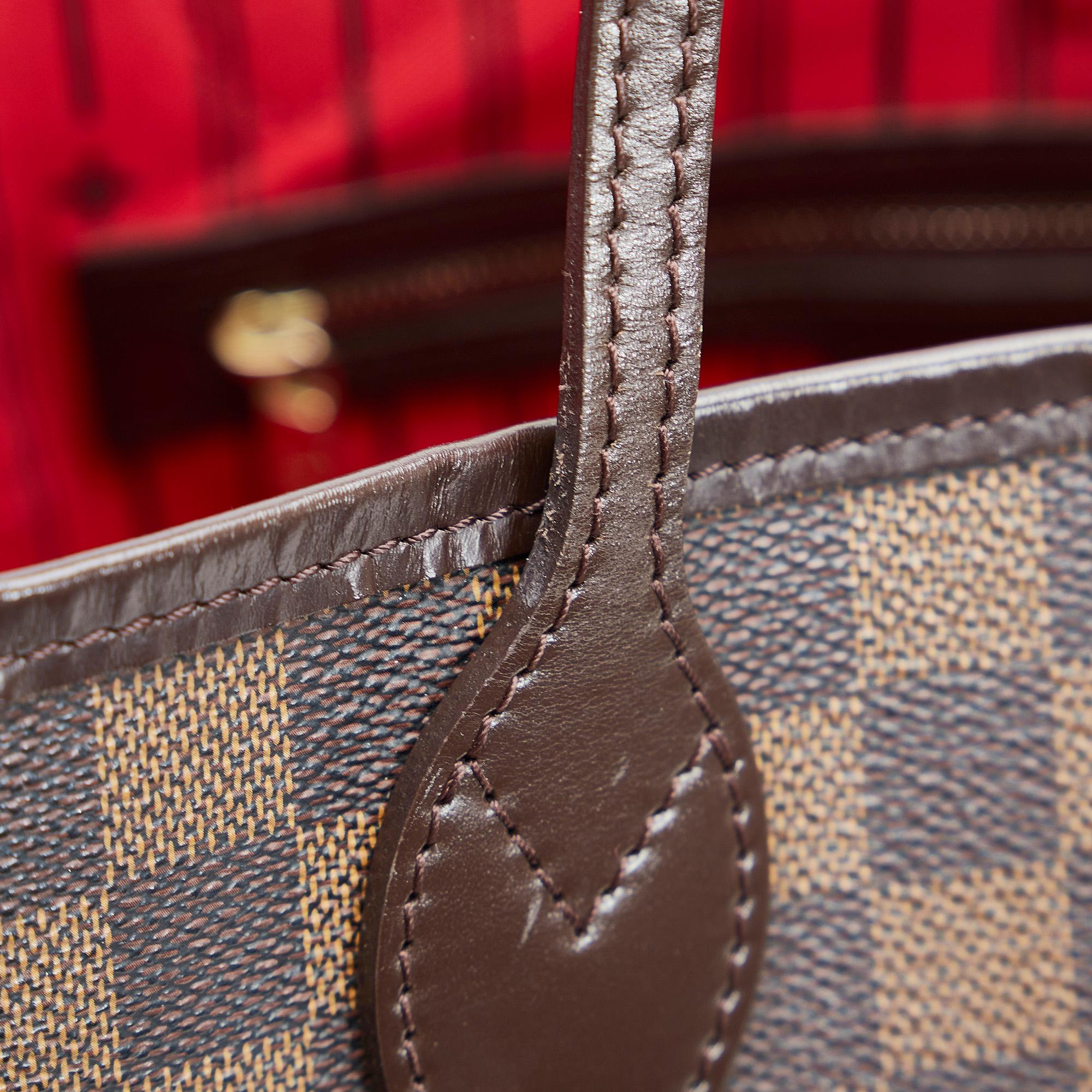 Louis Vuitton Damier Ebene Neverfull MM (SHG-gGAqCN)