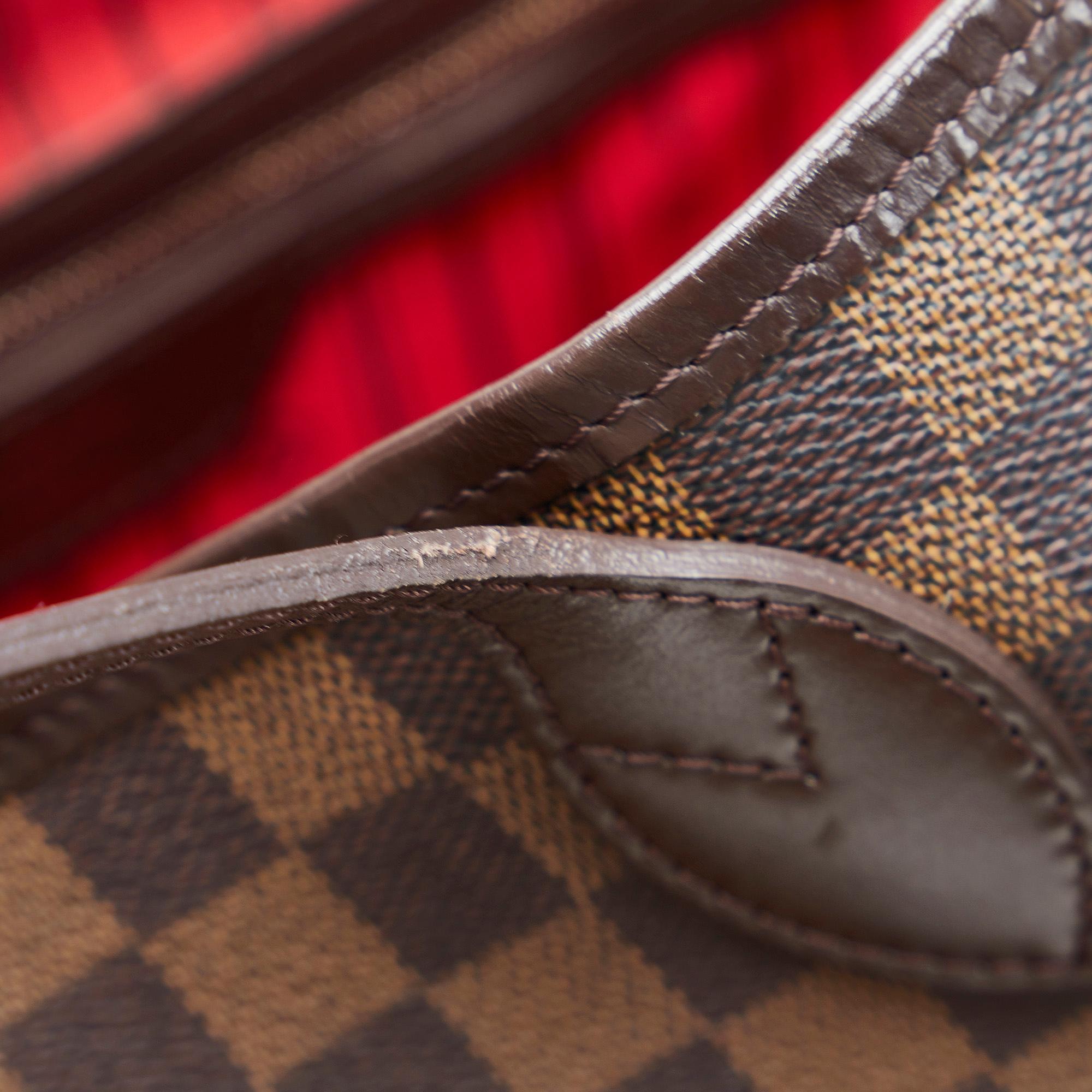 Louis Vuitton Damier Ebene Neverfull MM (SHG-gGAqCN)