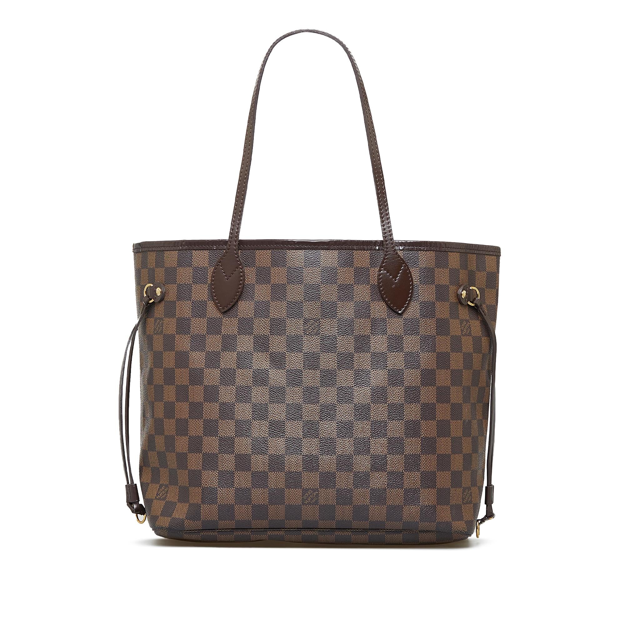 Louis Vuitton Damier Ebene Neverfull MM (SHG-gGAqCN)
