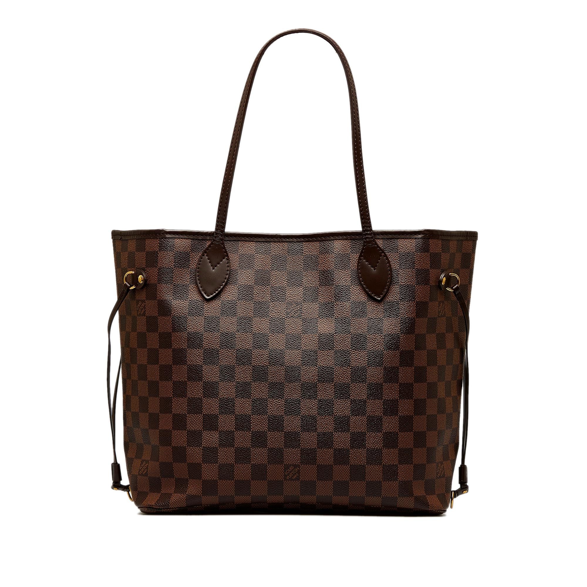 Louis Vuitton Damier Ebene Neverfull MM (SHG-3Bb7SZ)