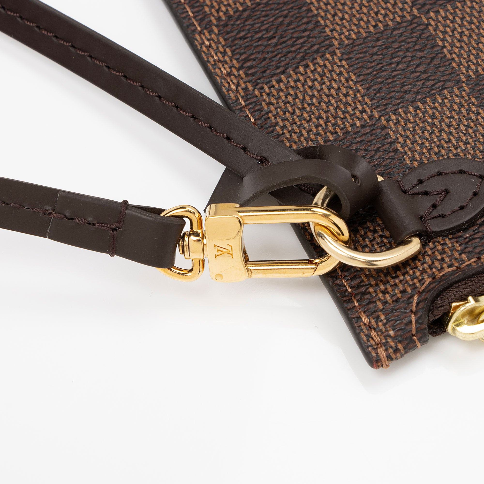 Louis Vuitton Damier Ebene Neverfull PM Pochette (SHF-qYwBLi)