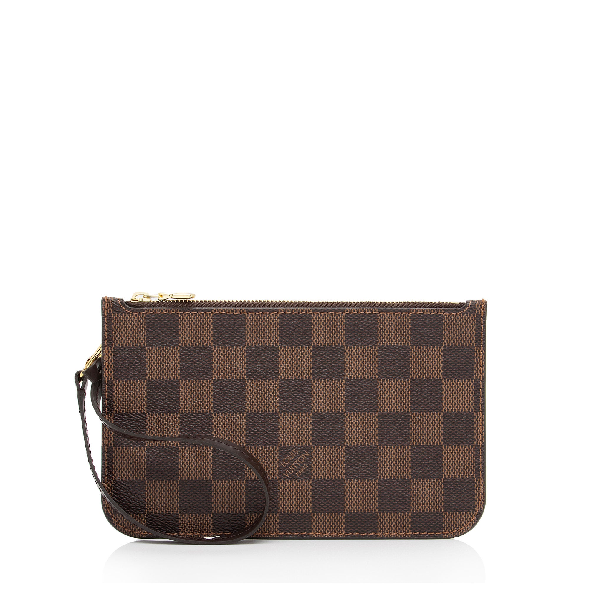 Louis Vuitton Damier Ebene Neverfull PM Pochette (SHF-qYwBLi)
