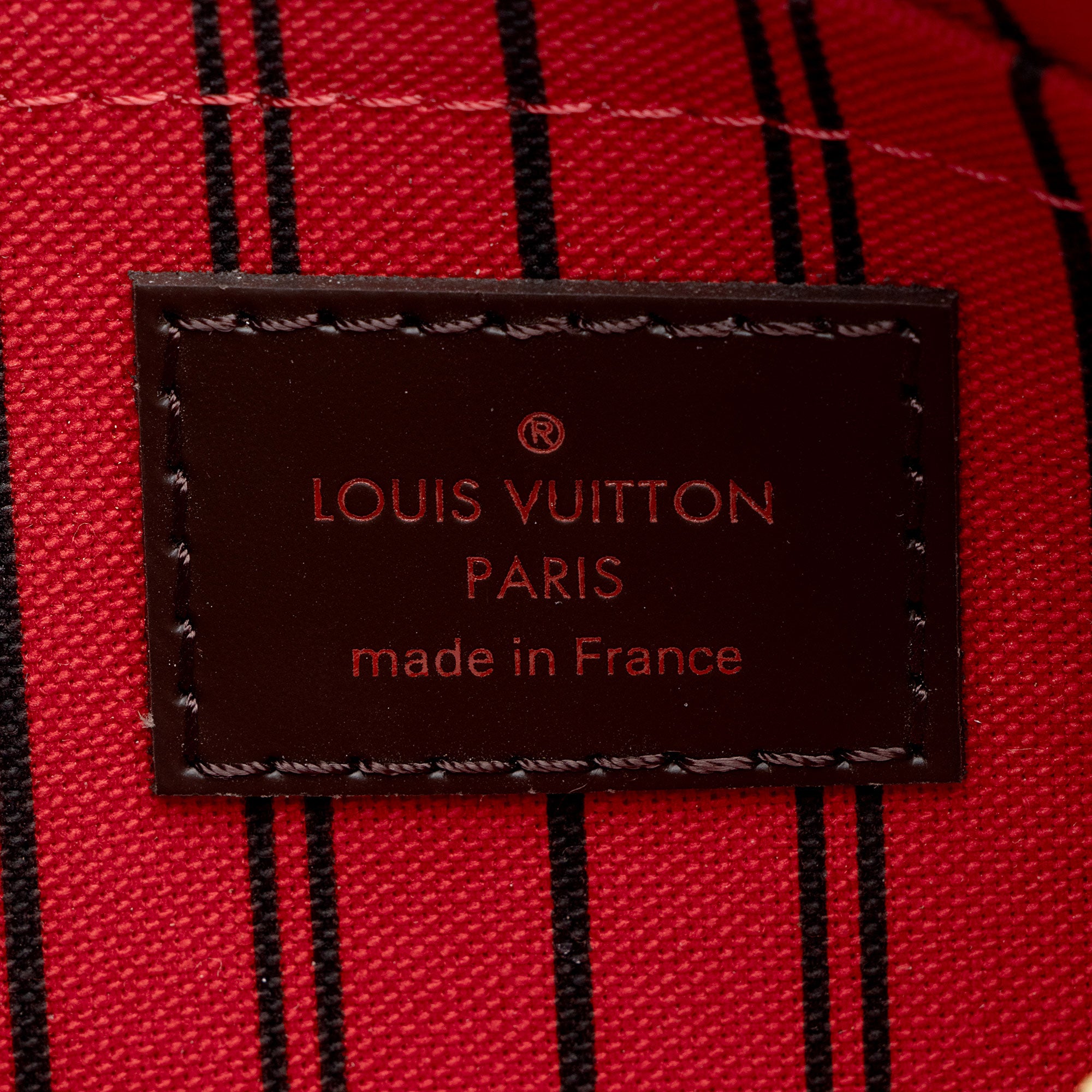 Louis Vuitton Damier Ebene Neverfull PM Pochette
