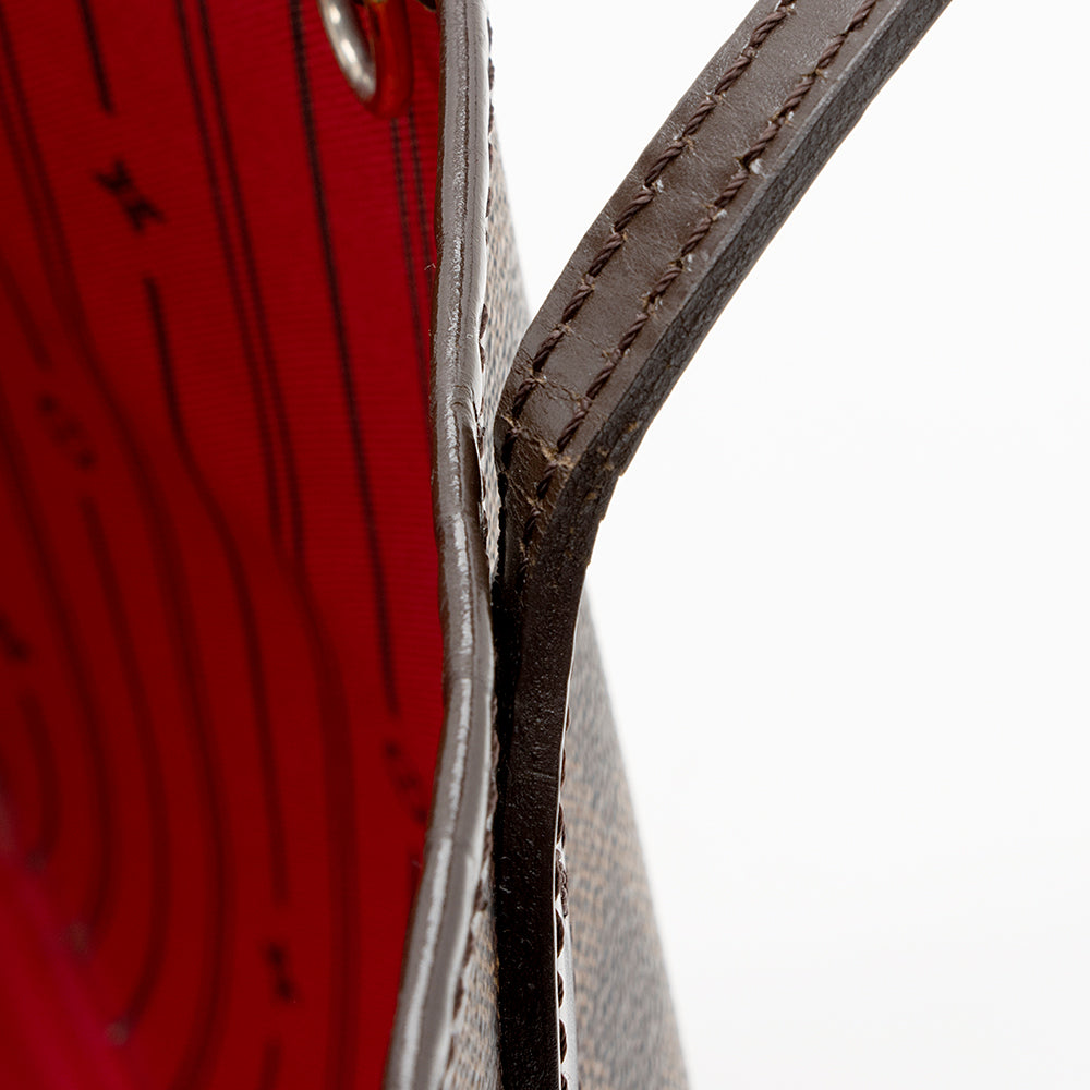 Louis Vuitton Damier Ebene Neverfull PM Tote (SHF-16873)