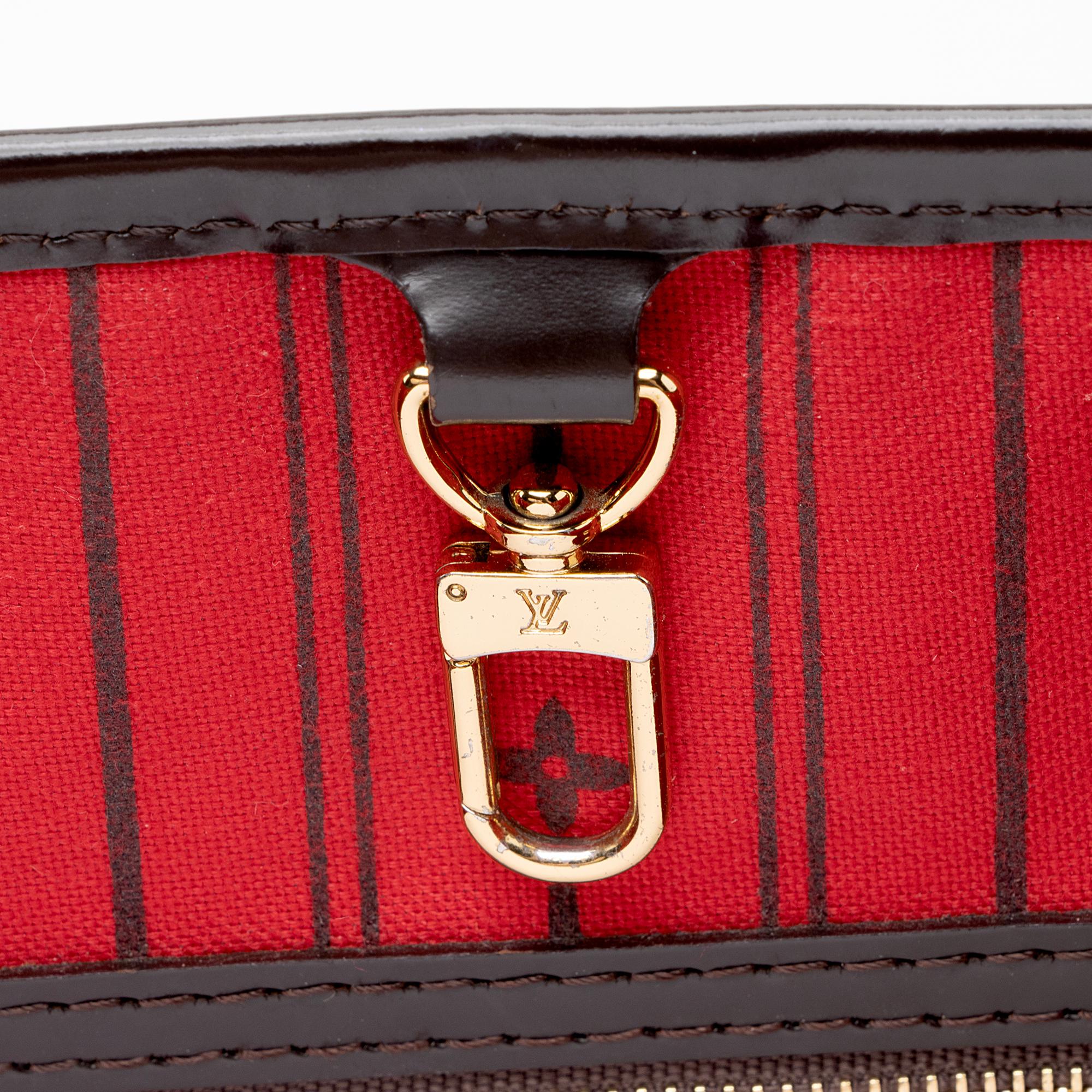 Louis Vuitton Damier Ebene Neverfull PM Tote (SHF-22940)