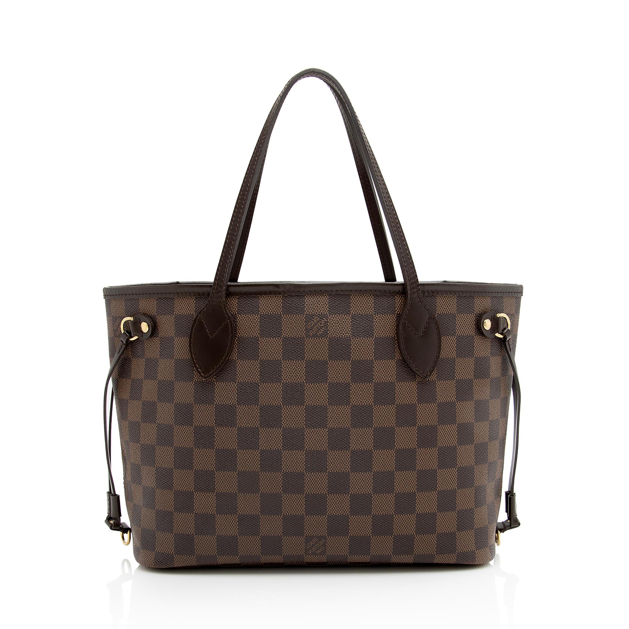 Louis Vuitton Damier Ebene Neverfull PM Tote (SHF-22958)