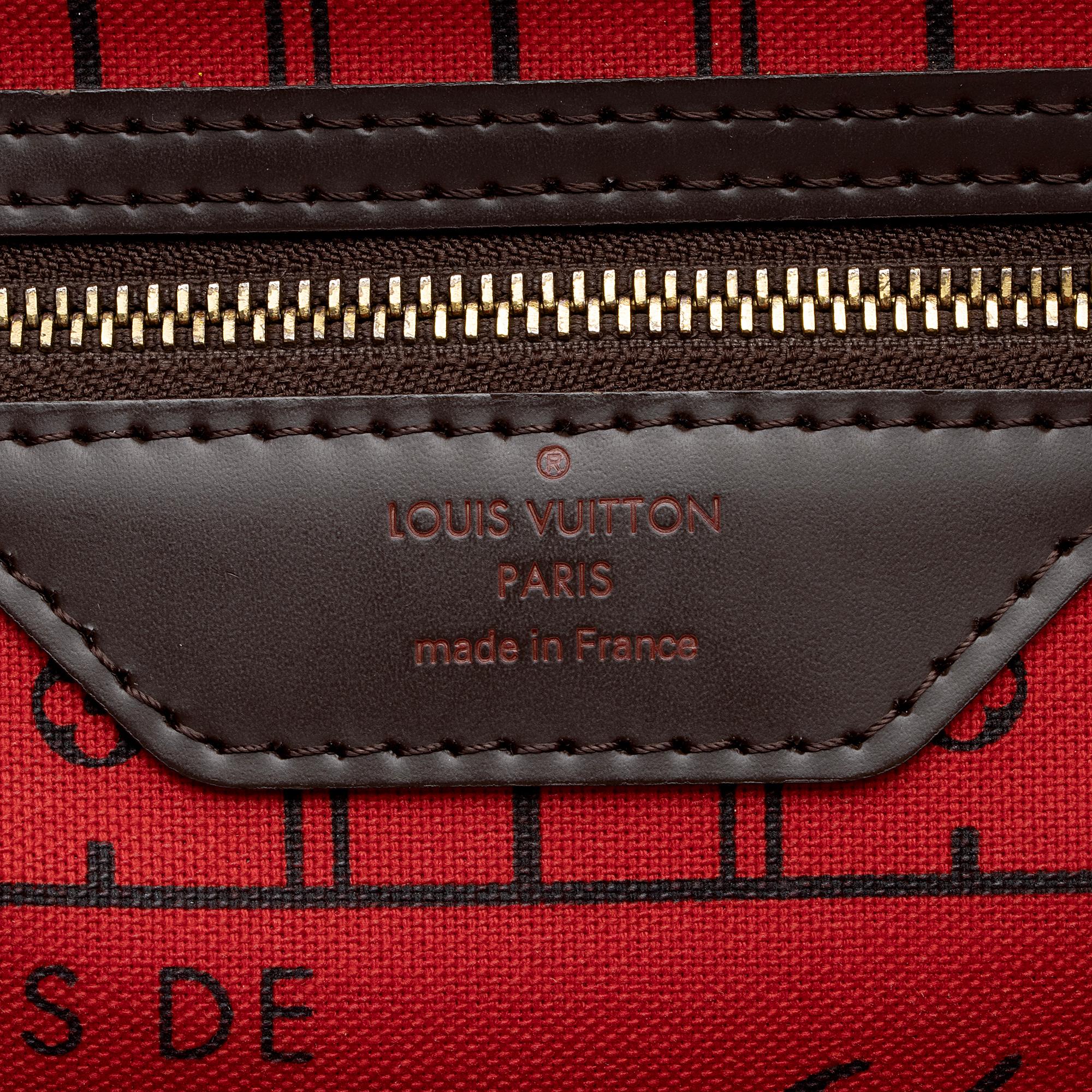 Louis Vuitton Damier Ebene Neverfull PM Tote (SHF-22958)