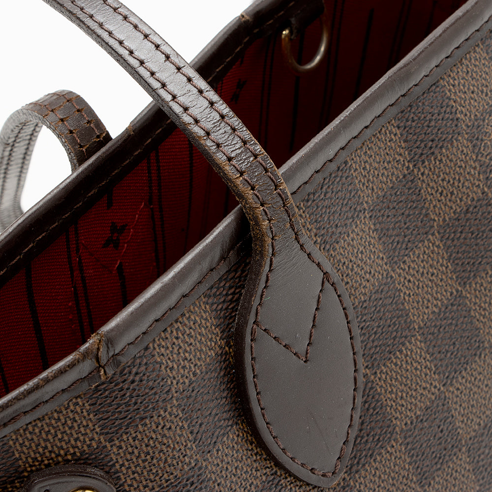 Louis Vuitton Damier Ebene Neverfull PM Tote - FINAL SALE (SHF-19822)