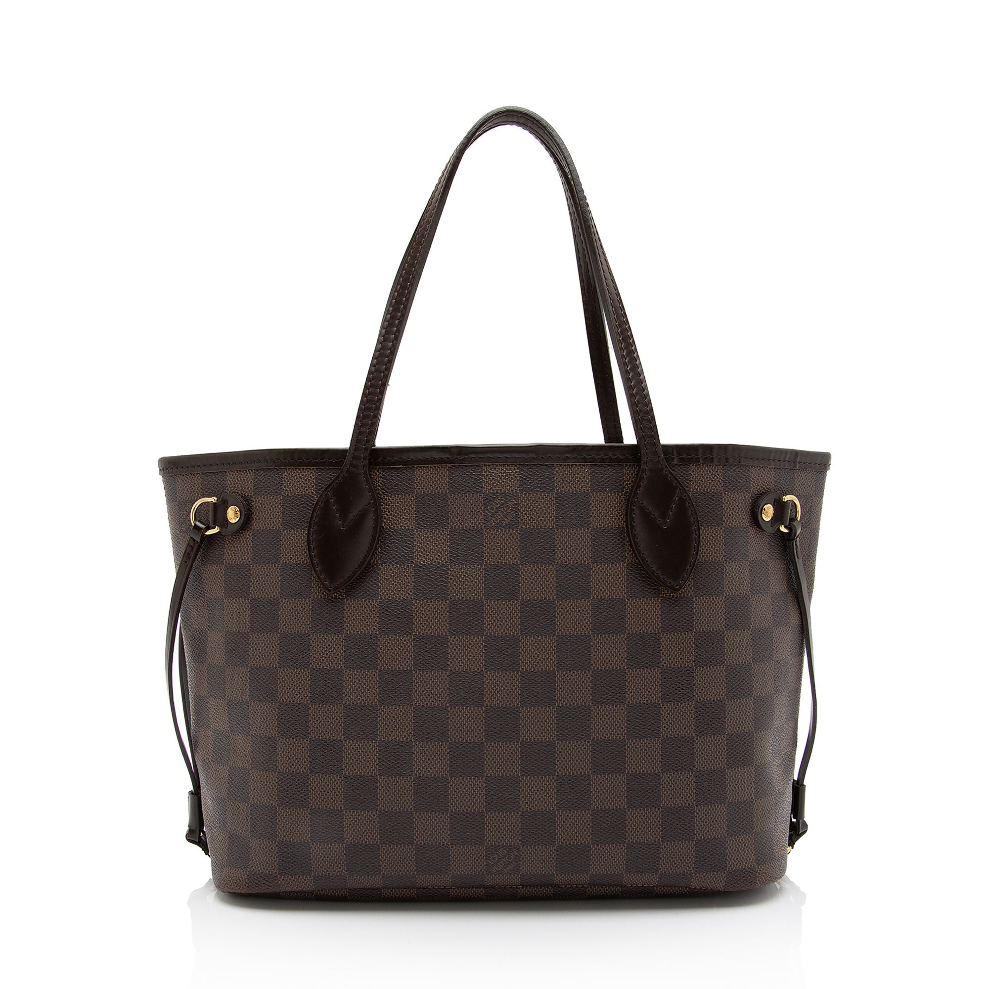 Louis Vuitton Damier Ebene Neverfull PM Tote (SHF-m0MSmL)
