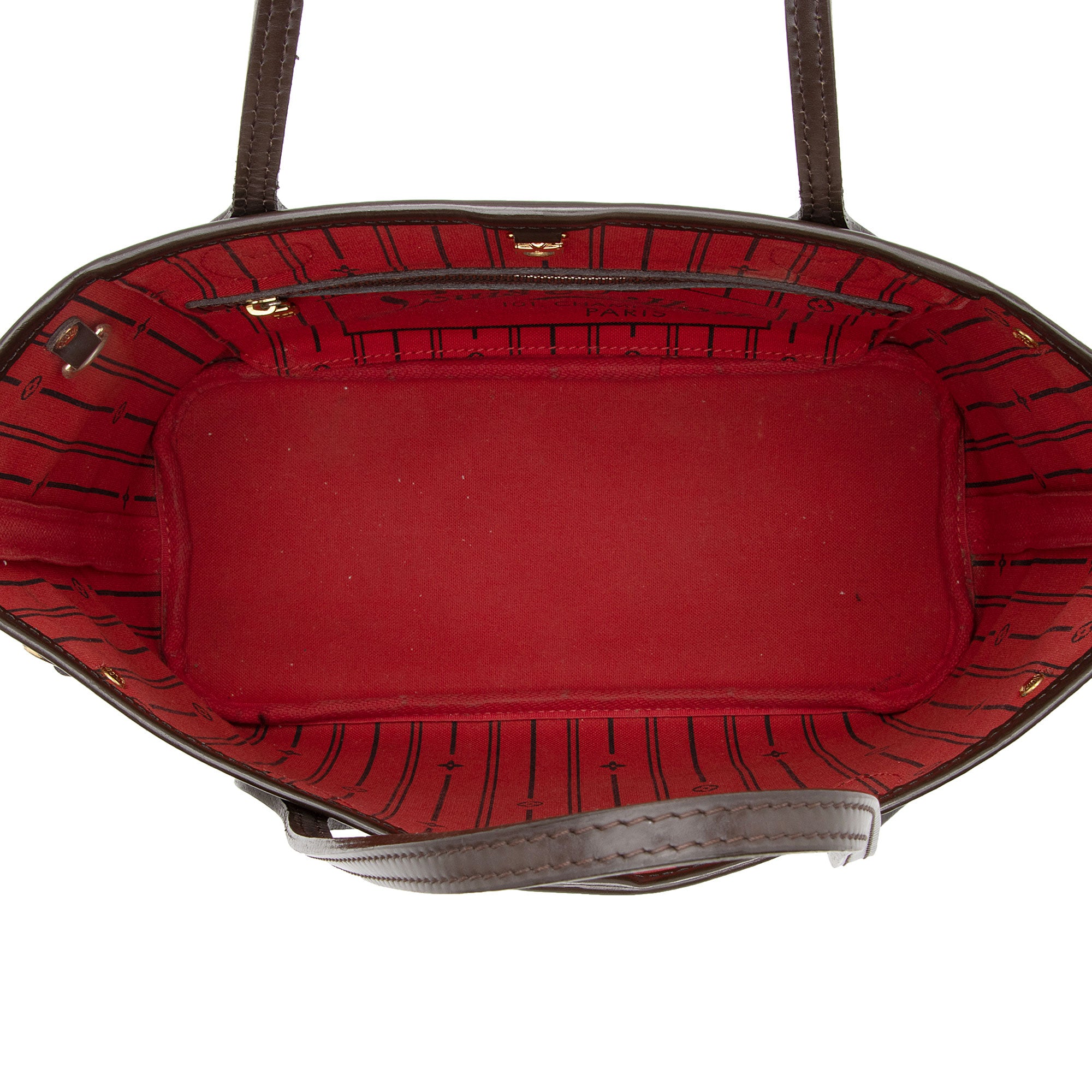 Louis Vuitton Damier Ebene Neverfull PM Tote (SHF-m0MSmL)