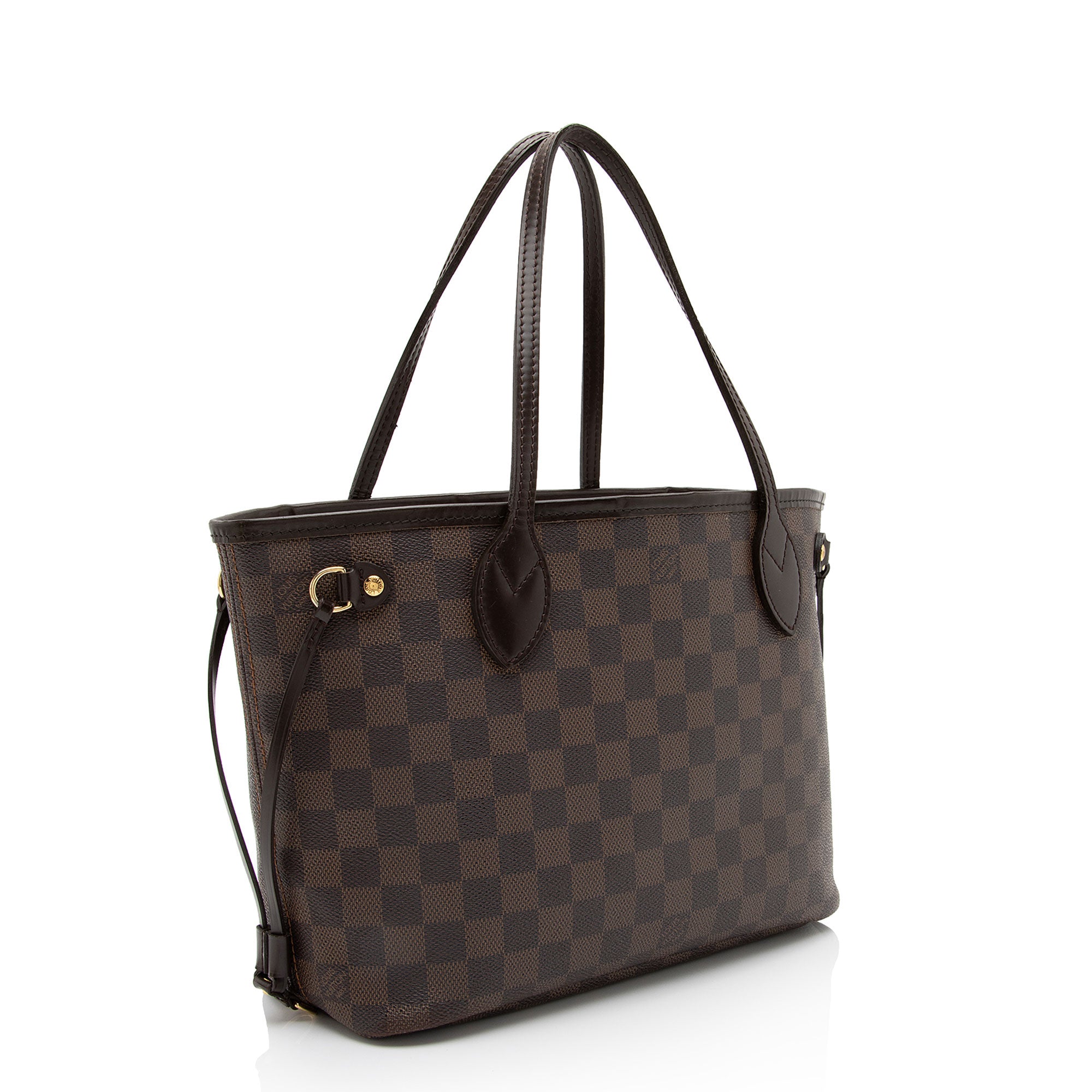 Louis Vuitton Damier Ebene Neverfull PM Tote (SHF-m0MSmL)