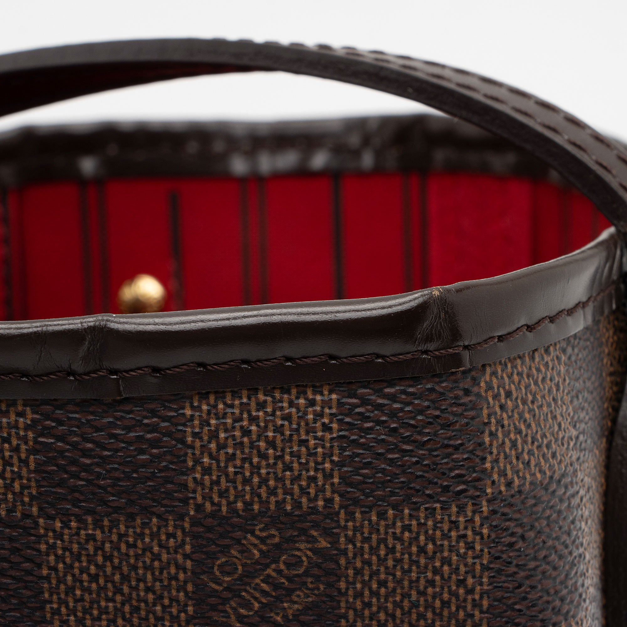 Louis Vuitton Damier Ebene Neverfull PM Tote (SHF-eoGuxb)