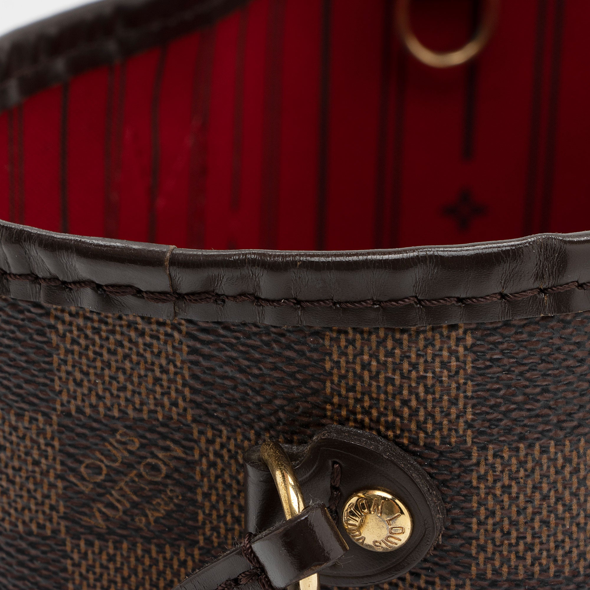 Louis Vuitton Damier Ebene Neverfull PM Tote (SHF-eoGuxb)