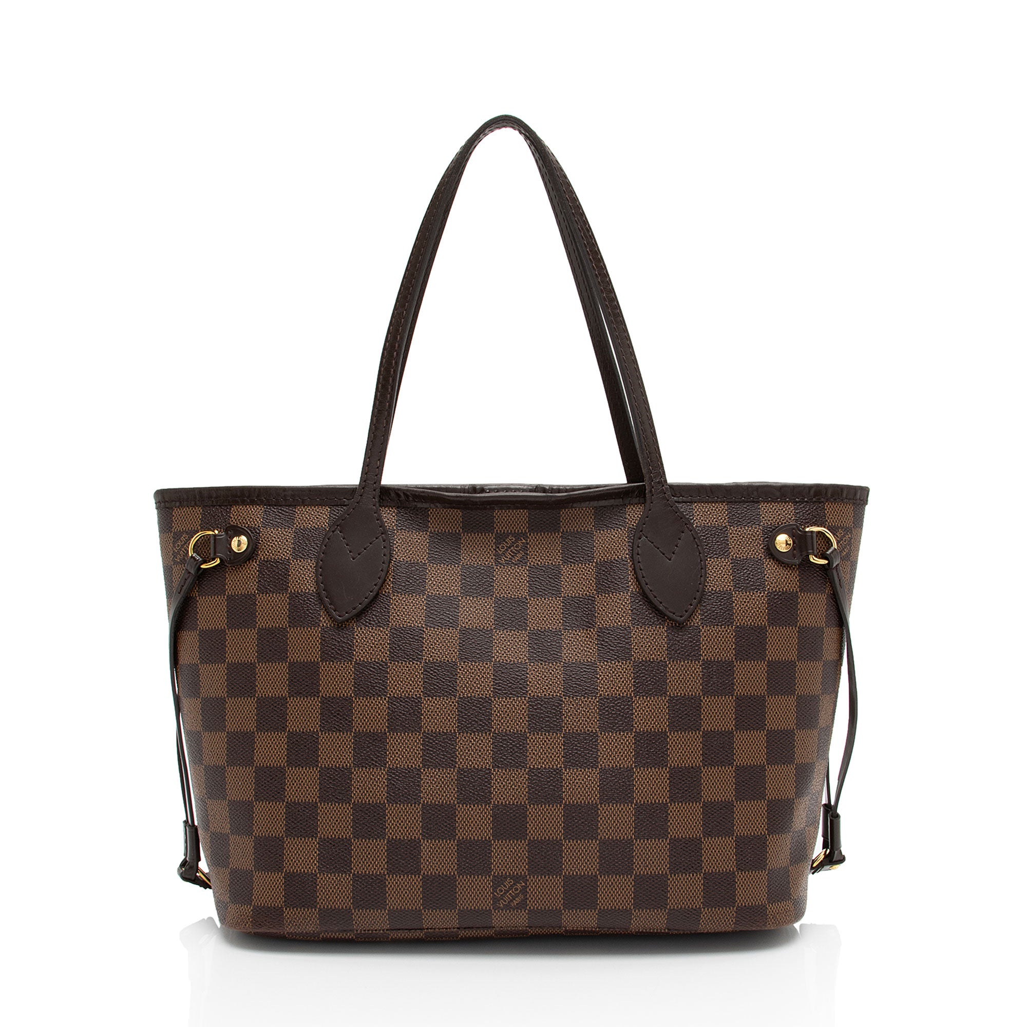 Louis Vuitton Damier Ebene Neverfull PM Tote (SHF-6FfFkS)