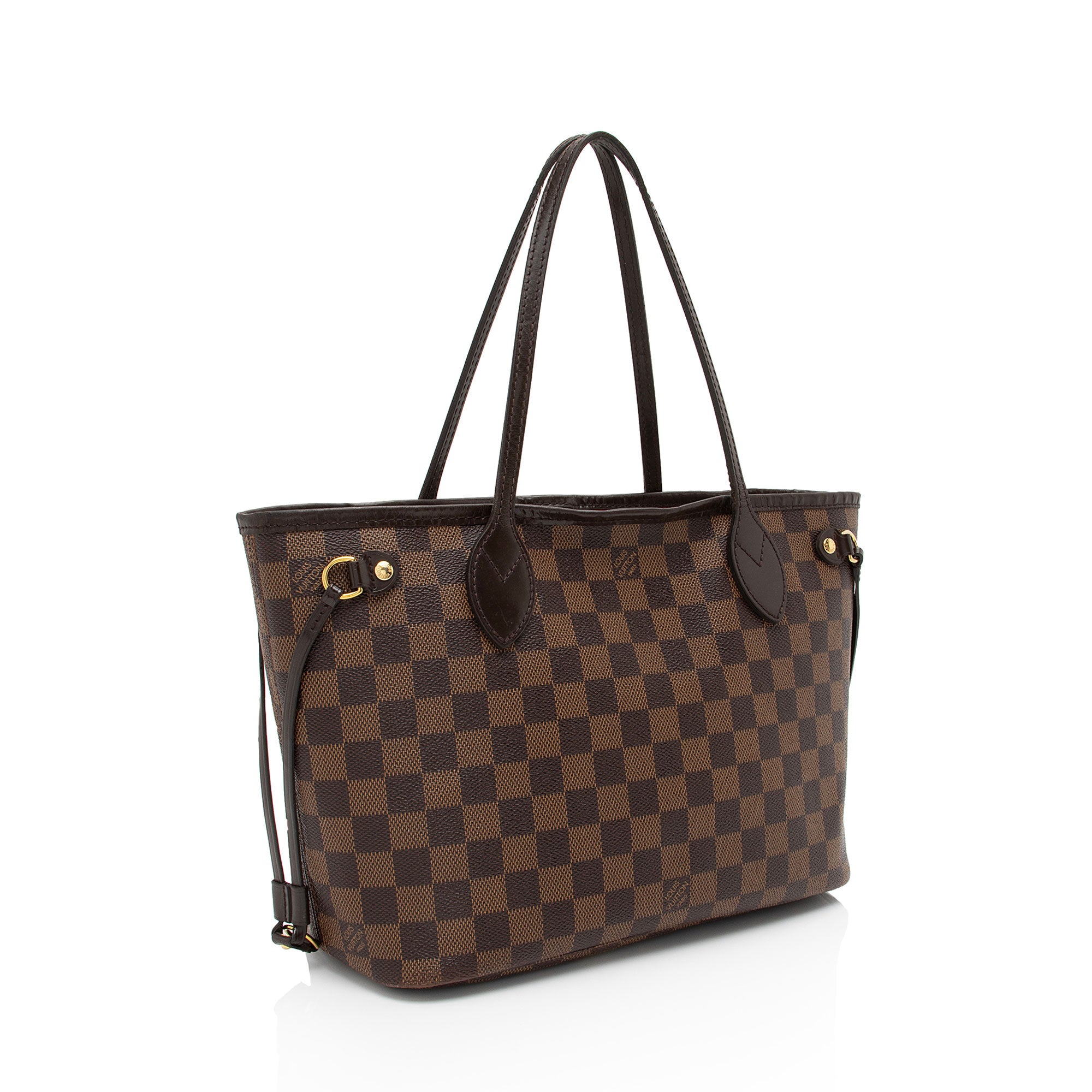 Louis Vuitton Damier Ebene Neverfull PM Tote (SHF-6FfFkS)