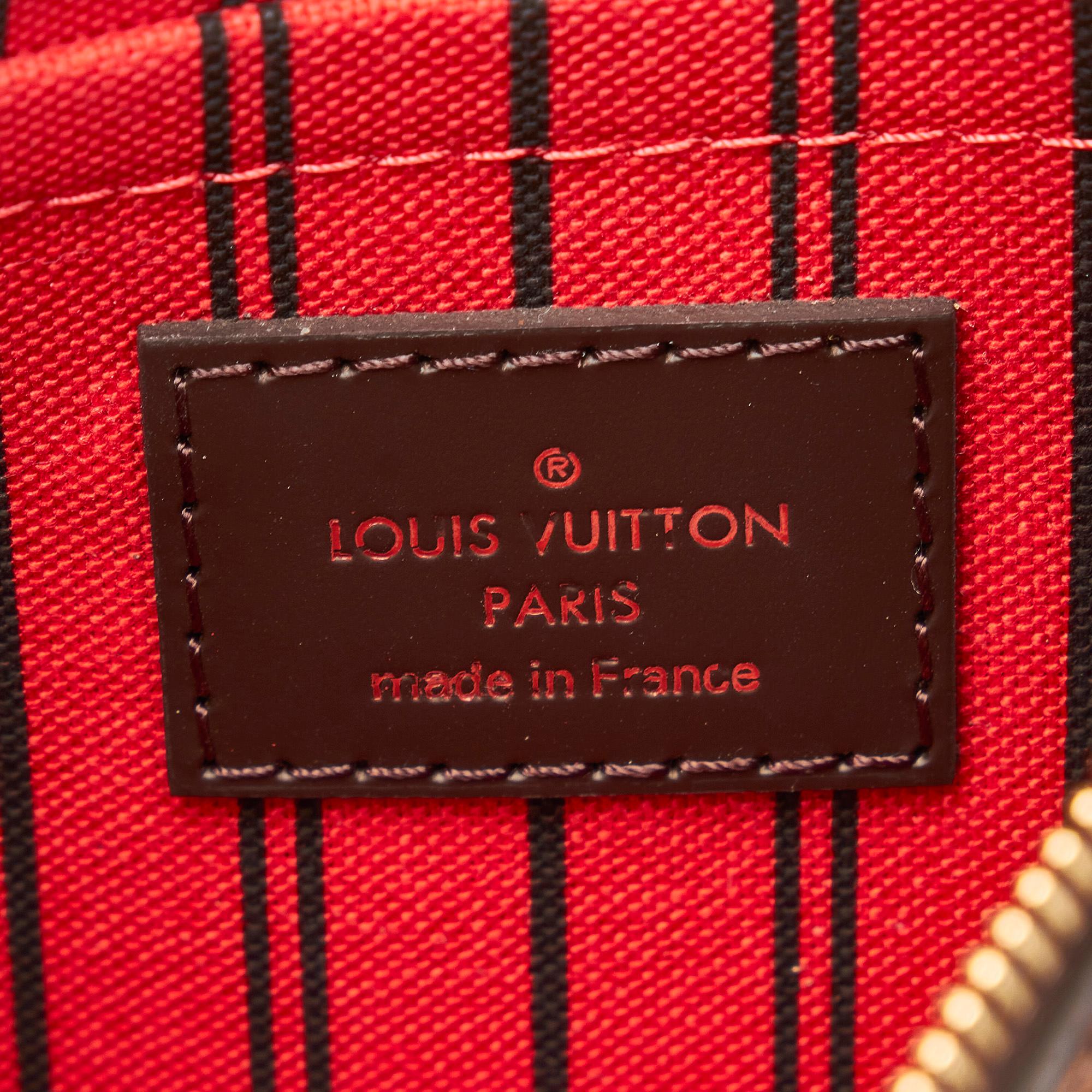 Louis Vuitton Damier Ebene Neverfull Pochette (SHG-Ow2pai)