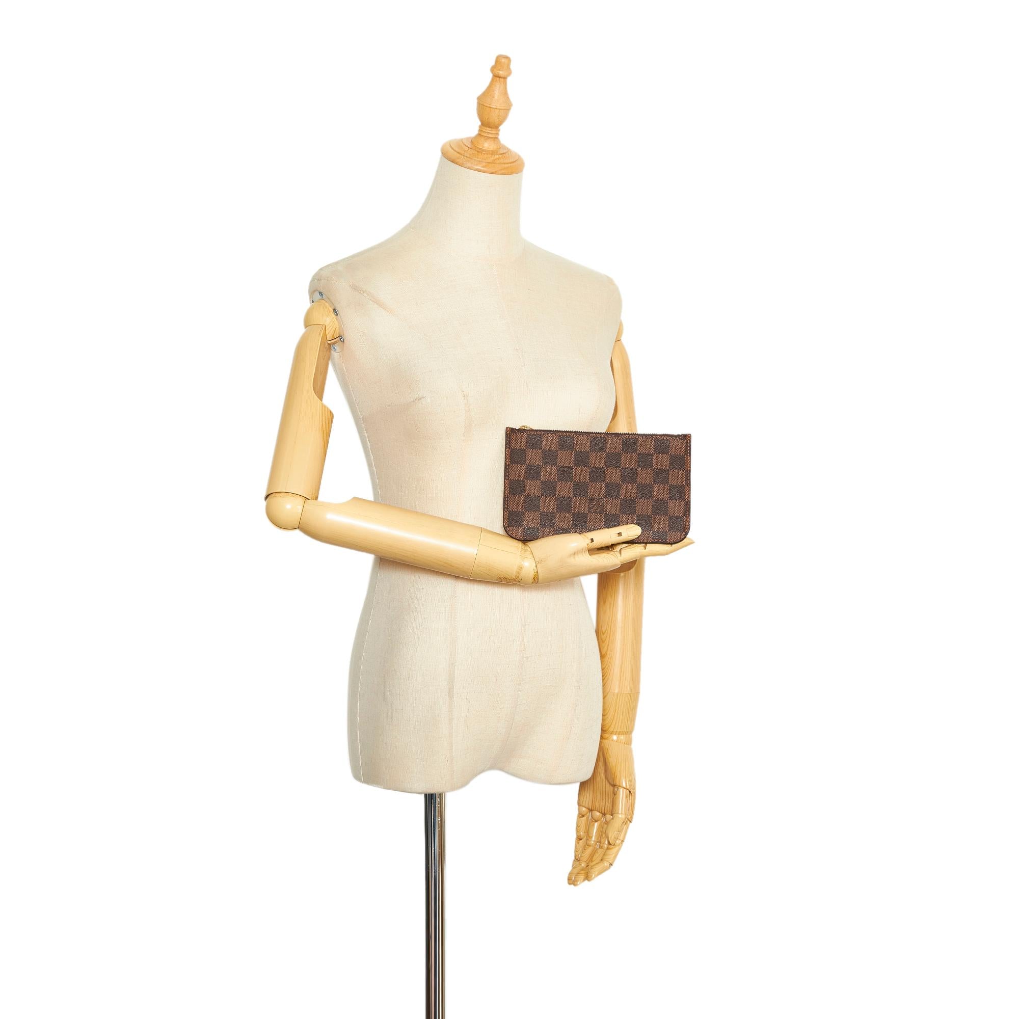 Louis Vuitton Damier Ebene Neverfull Pochette (SHG-Ow2pai)