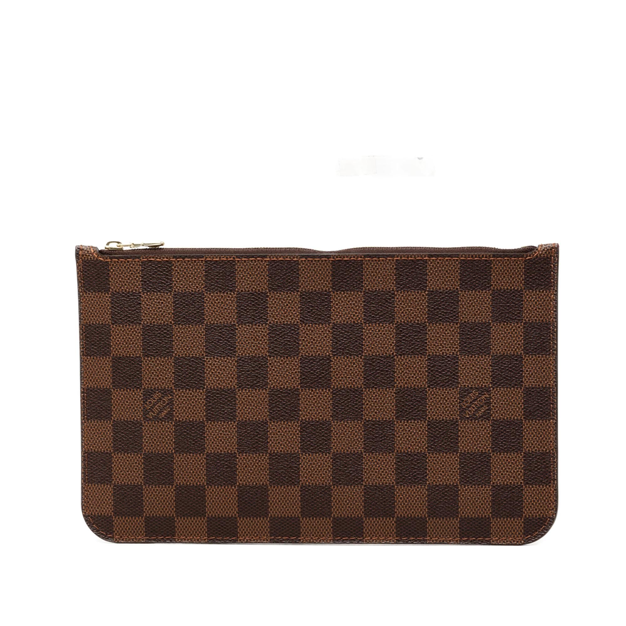 Louis Vuitton Damier Ebene Neverfull Pochette