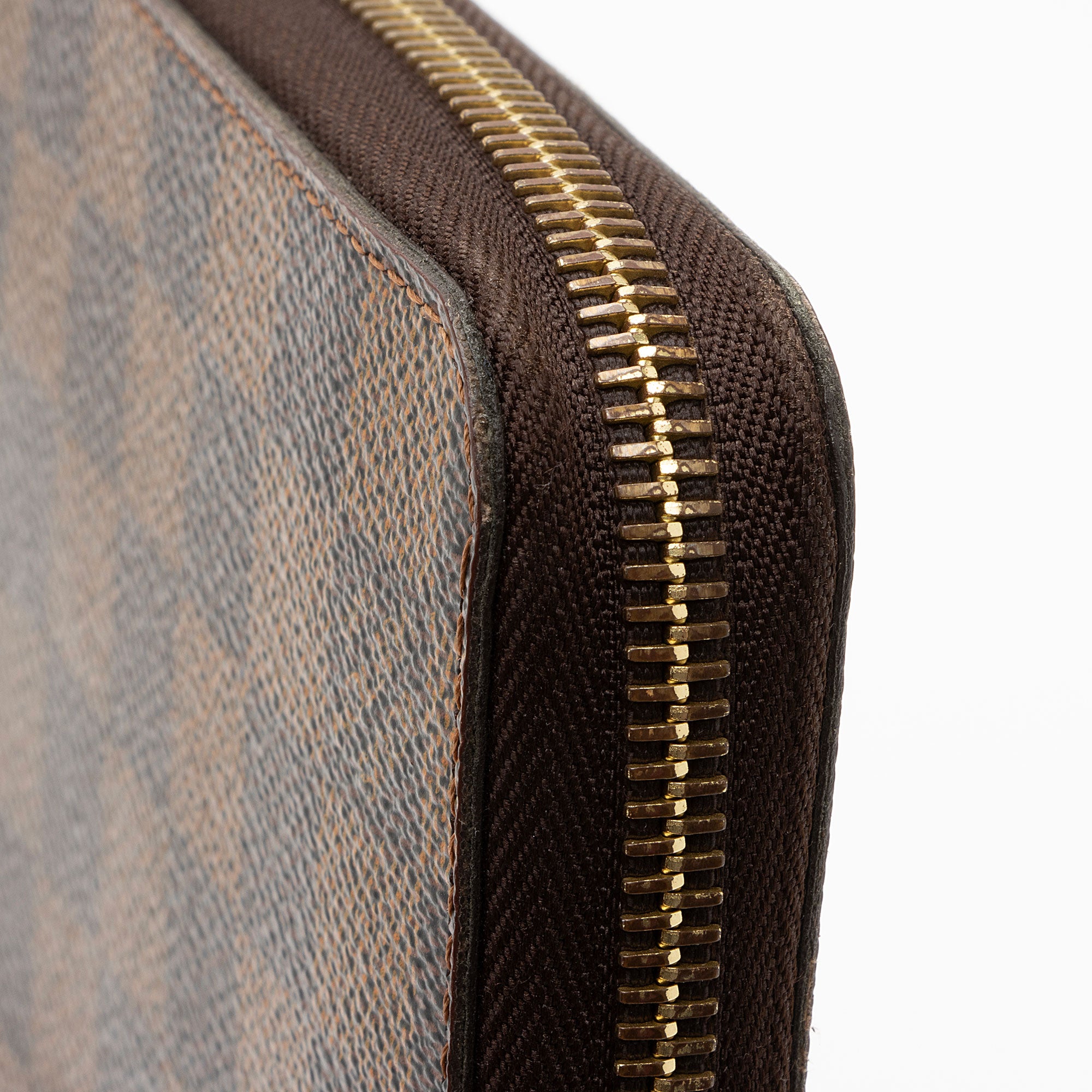 Louis Vuitton Damier Ebene Porte Monnaie Zippy Wallet (SHF-0LVXGb)