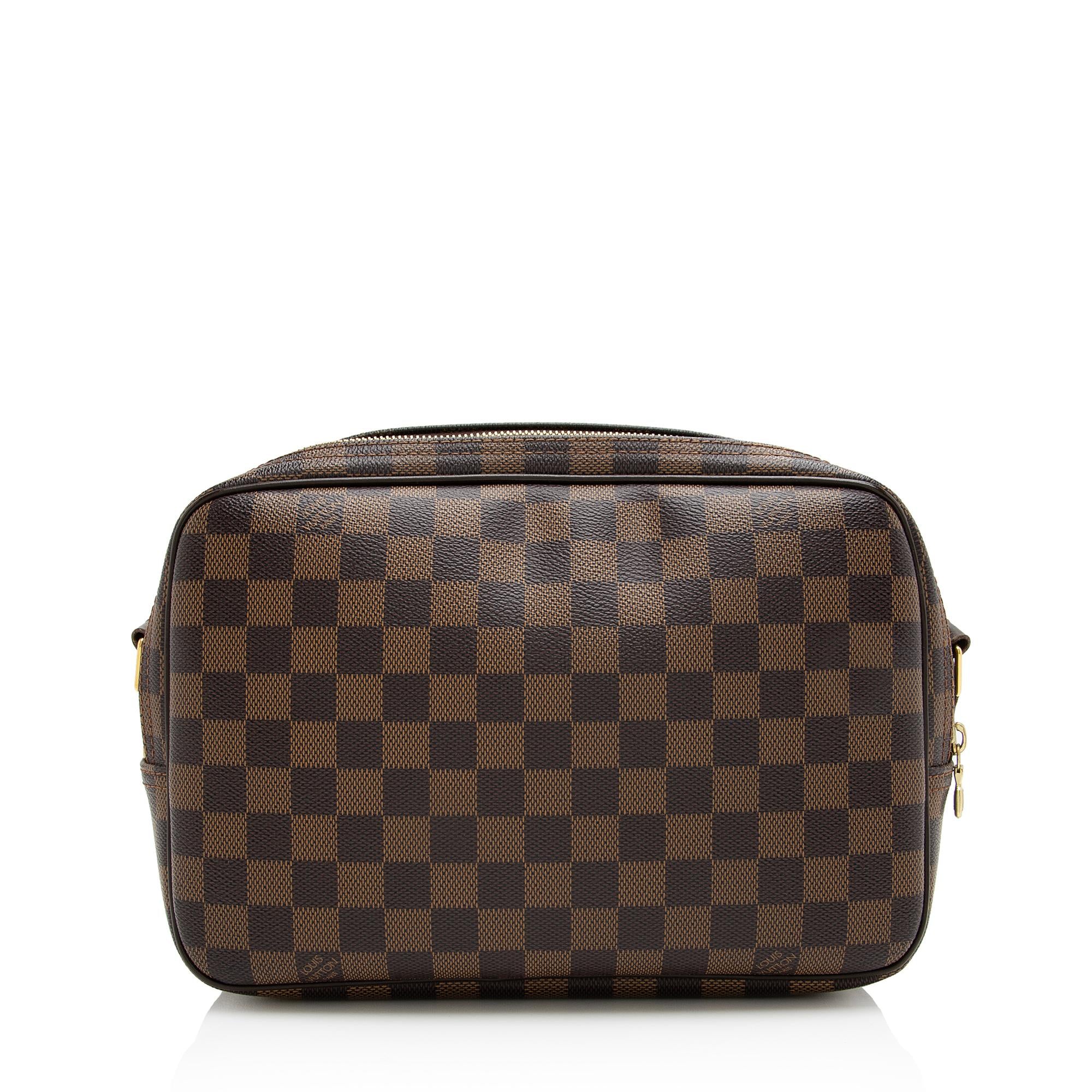 Louis Vuitton Damier Ebene Reporter PM Messenger Bag (SHF-22904)