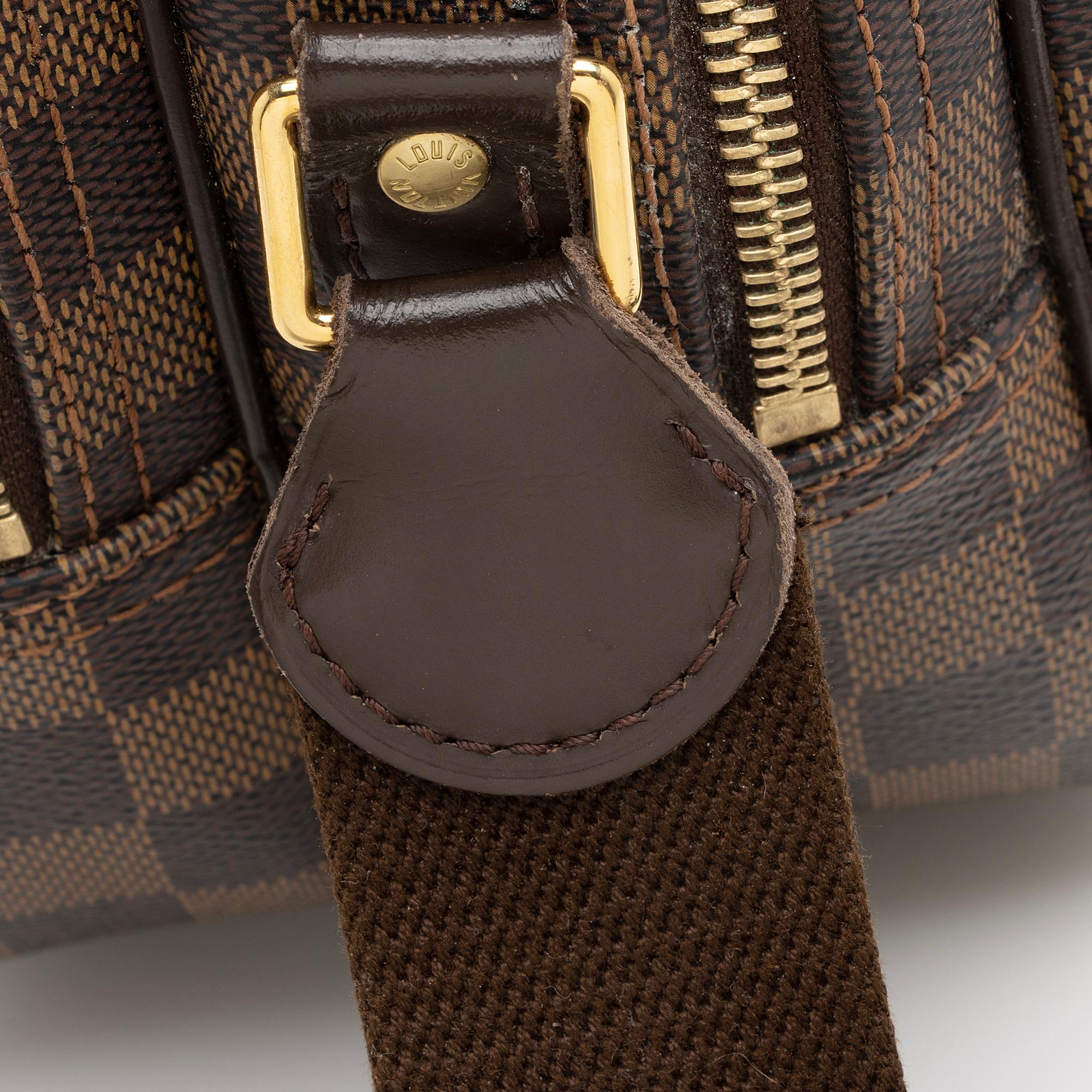 Louis Vuitton Damier Ebene Reporter PM Messenger Bag (SHF-22904)