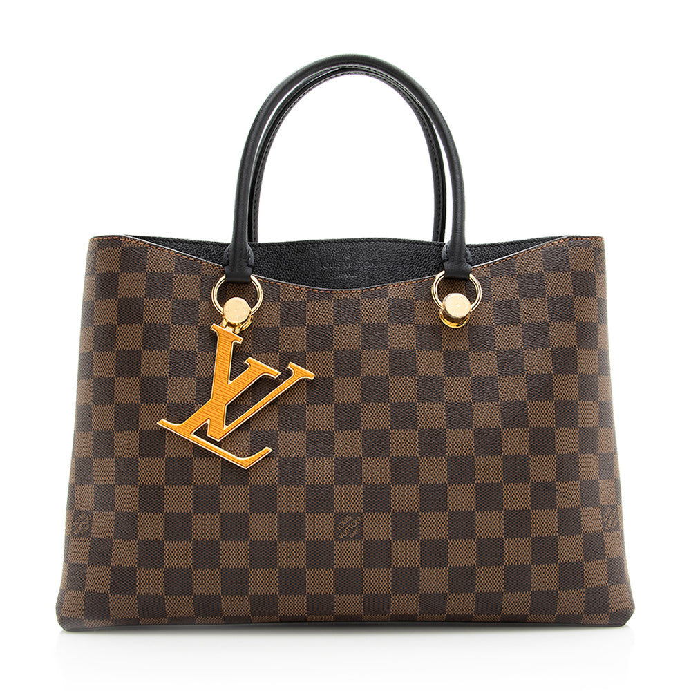 Louis Vuitton Damier Ebene Riverside Tote (SHF-HOYq0g)