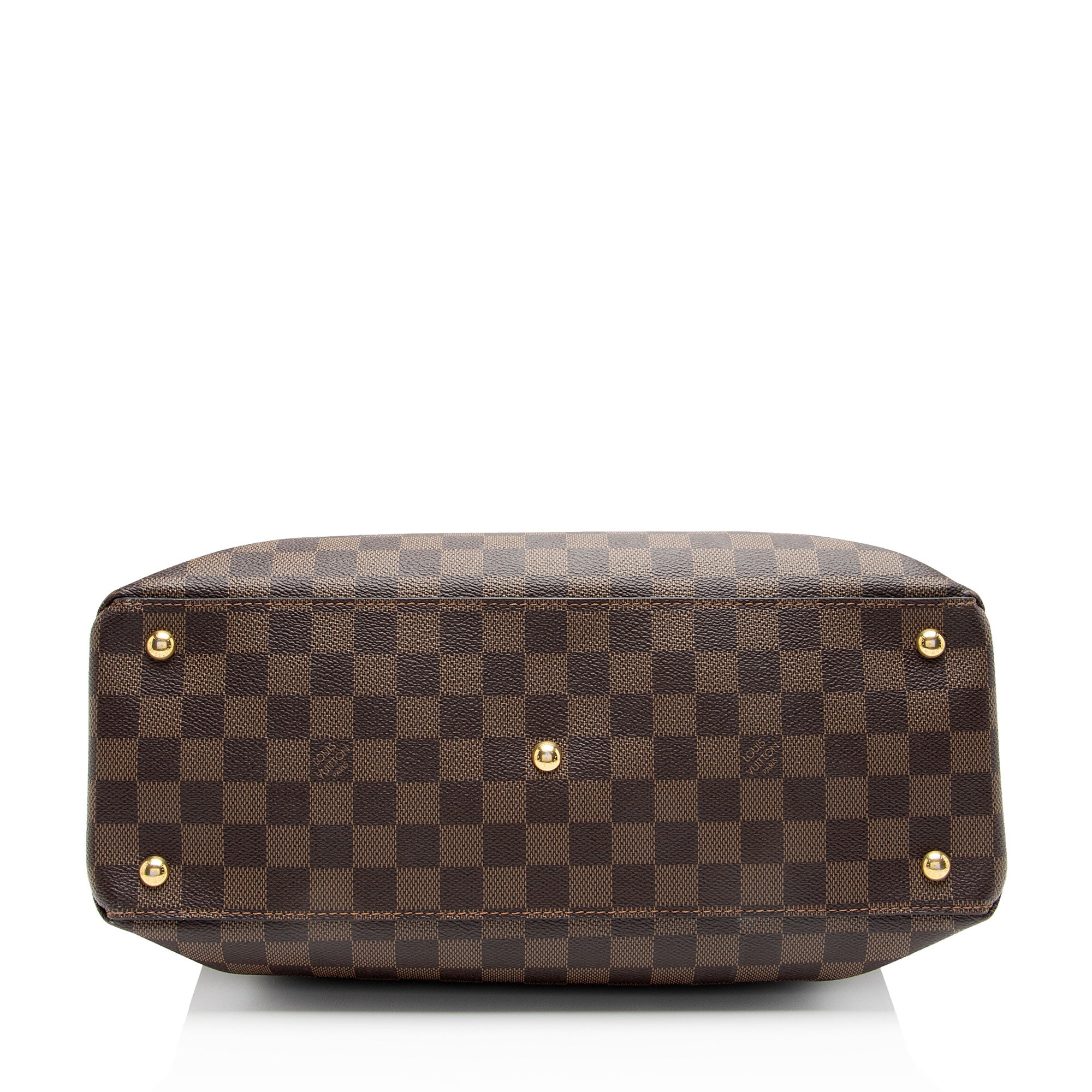 Louis Vuitton Damier Ebene Riverside Tote (SHF-0eGWDx)