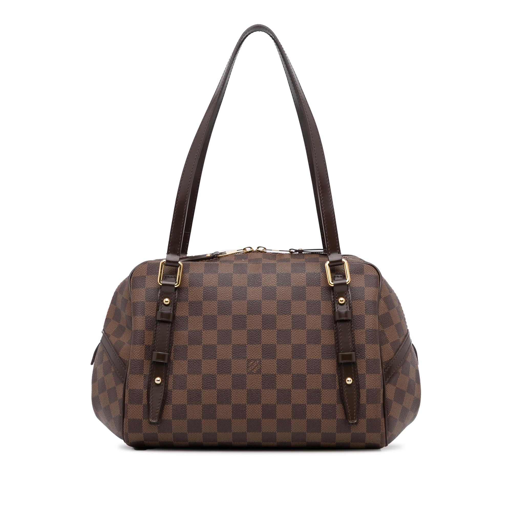 Louis Vuitton Damier Ebene Rivington PM (SHG-jfPheN)
