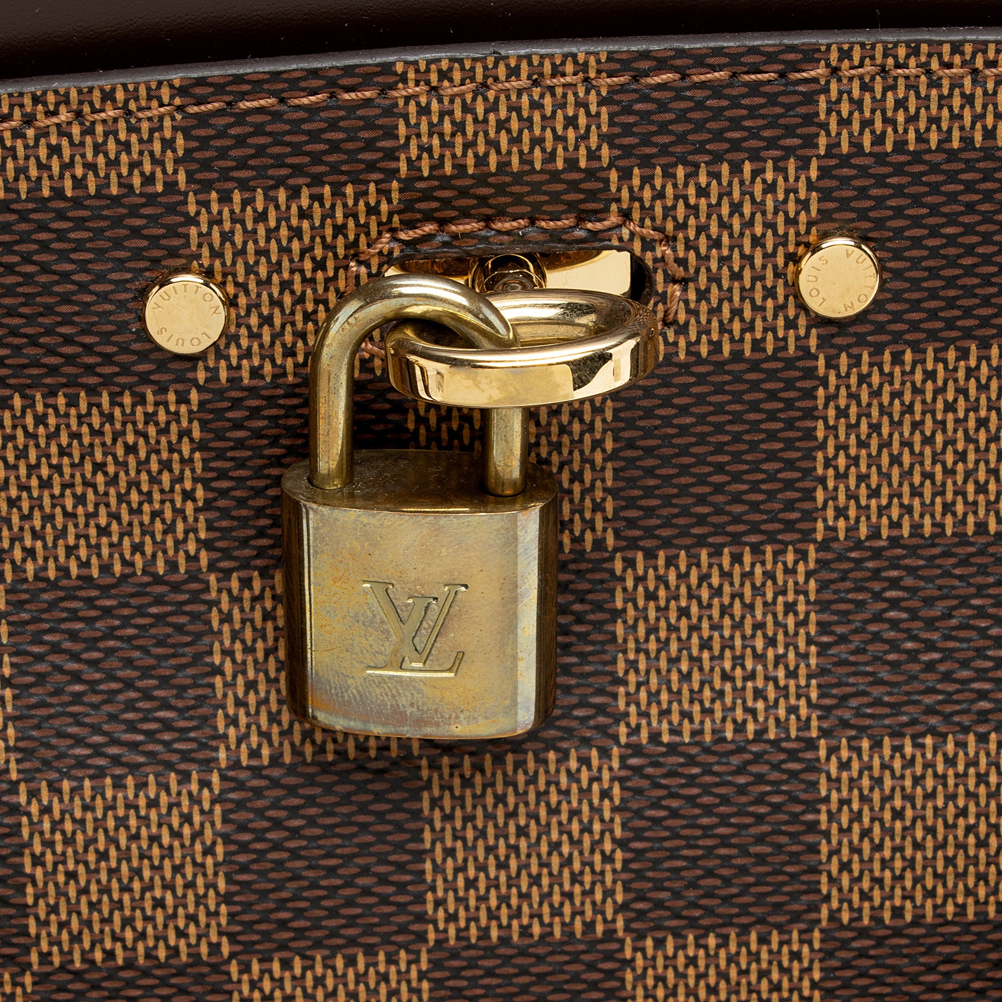 Louis Vuitton Damier Ebene Rivoli MM Satchel (SHF-bCGQiy)